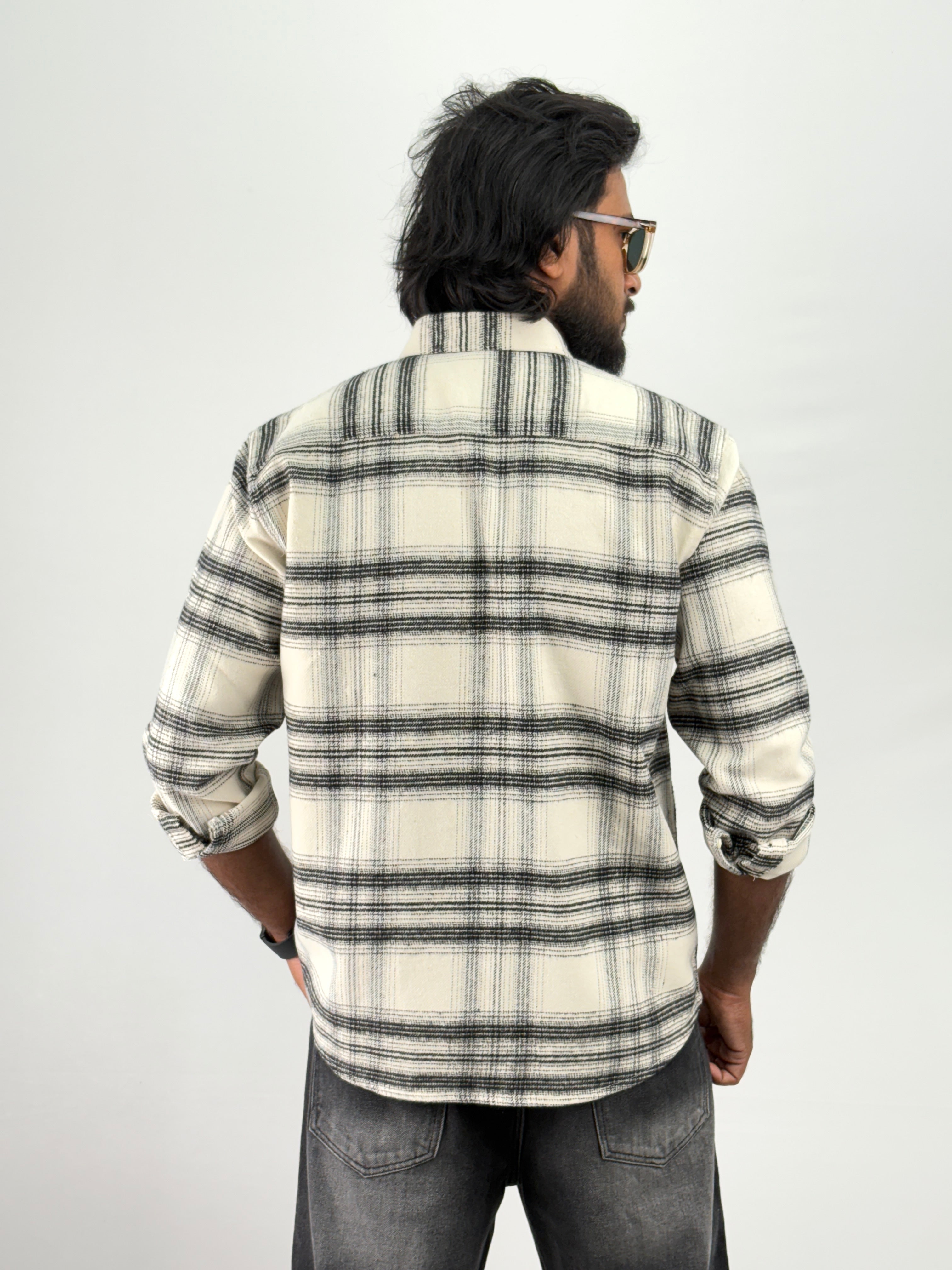 White Flannel Shirt