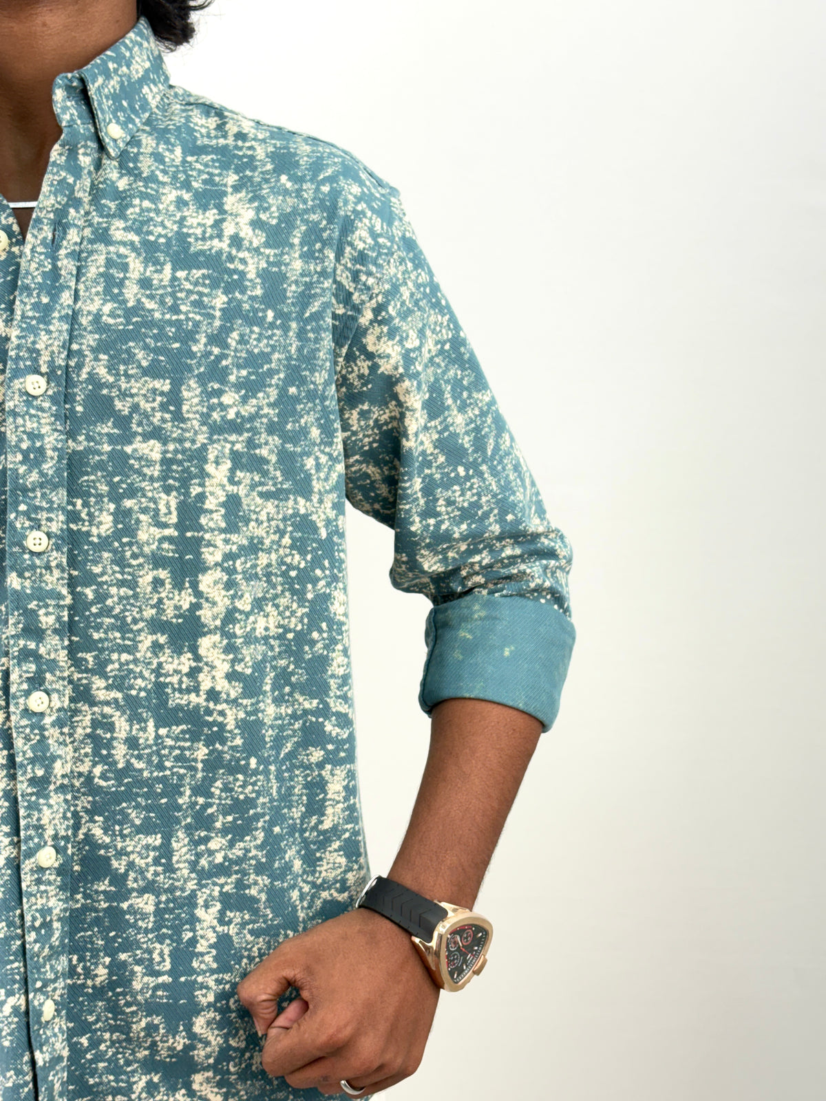 Aqua Denim Shirt