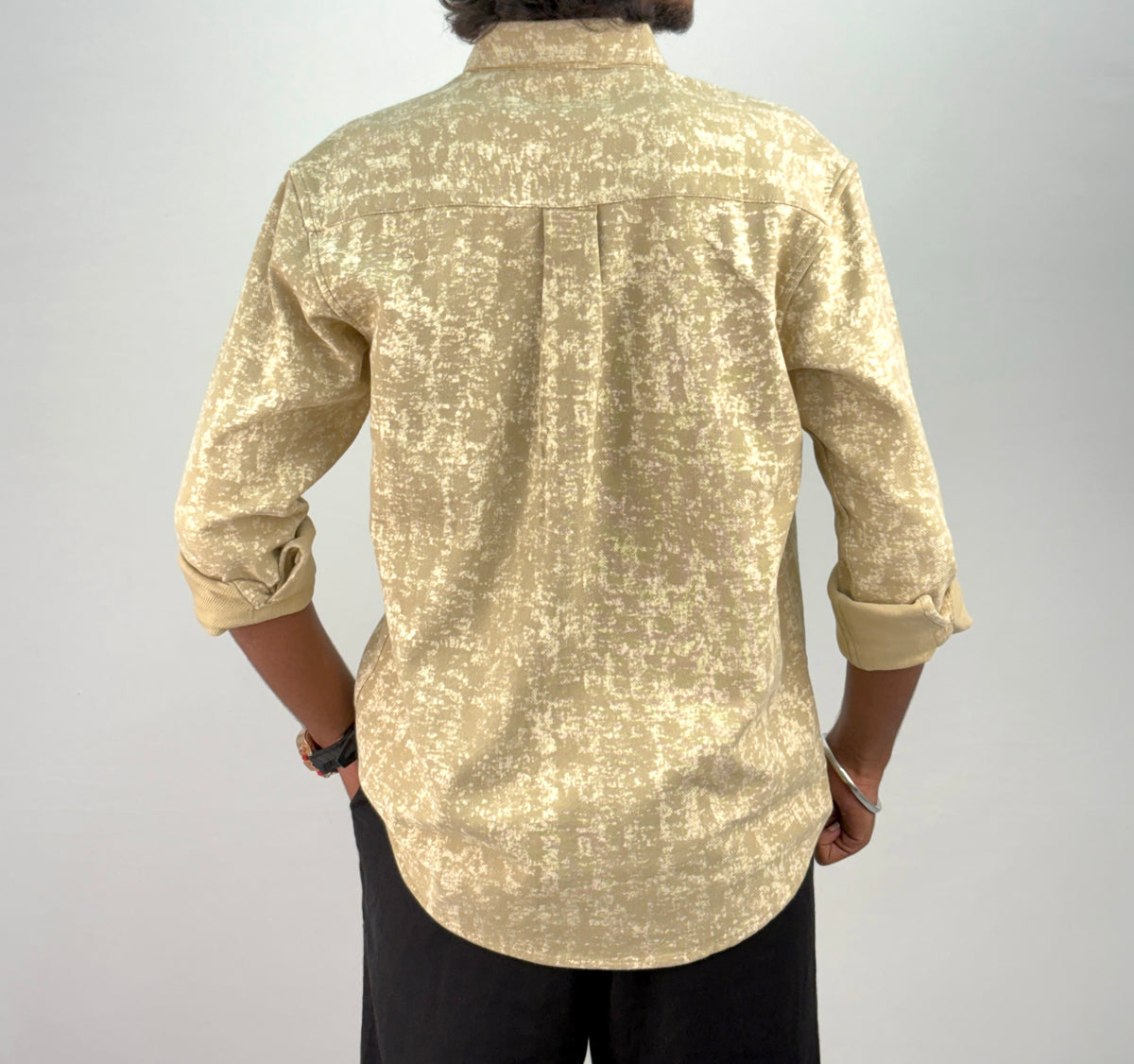 Beige Denim Shirt