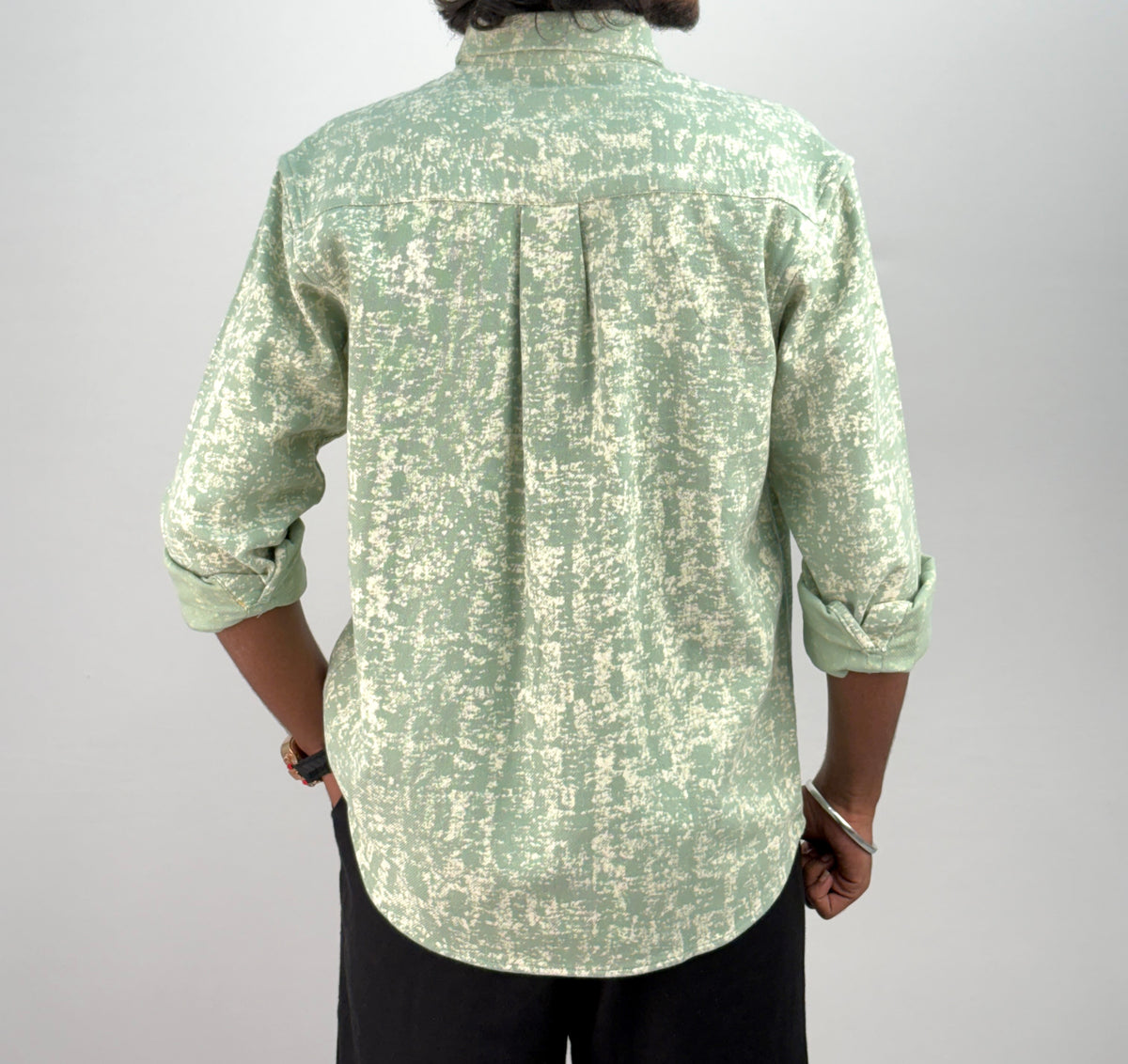 Green Denim Shirt