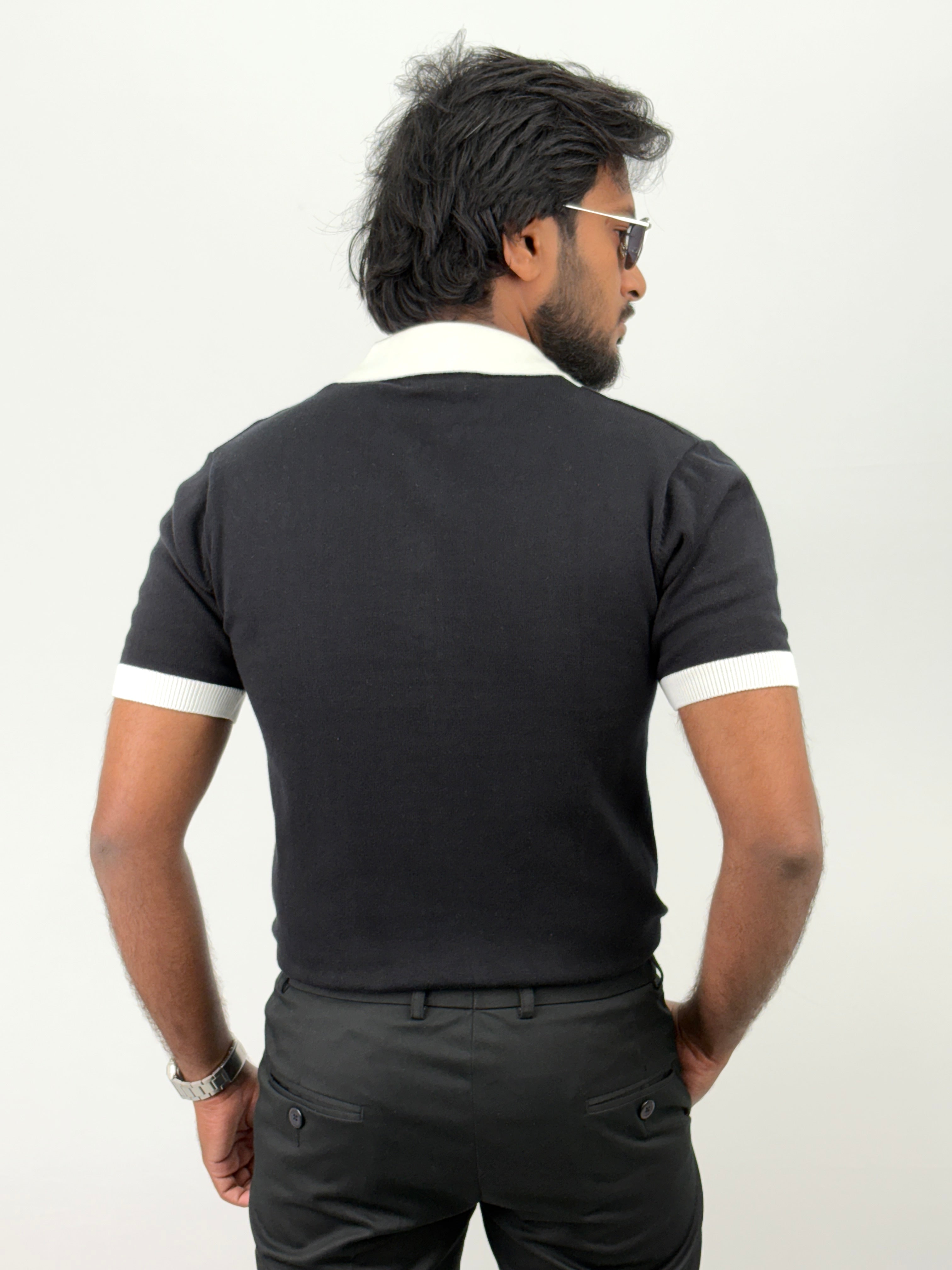 Black Polo T-Shirt