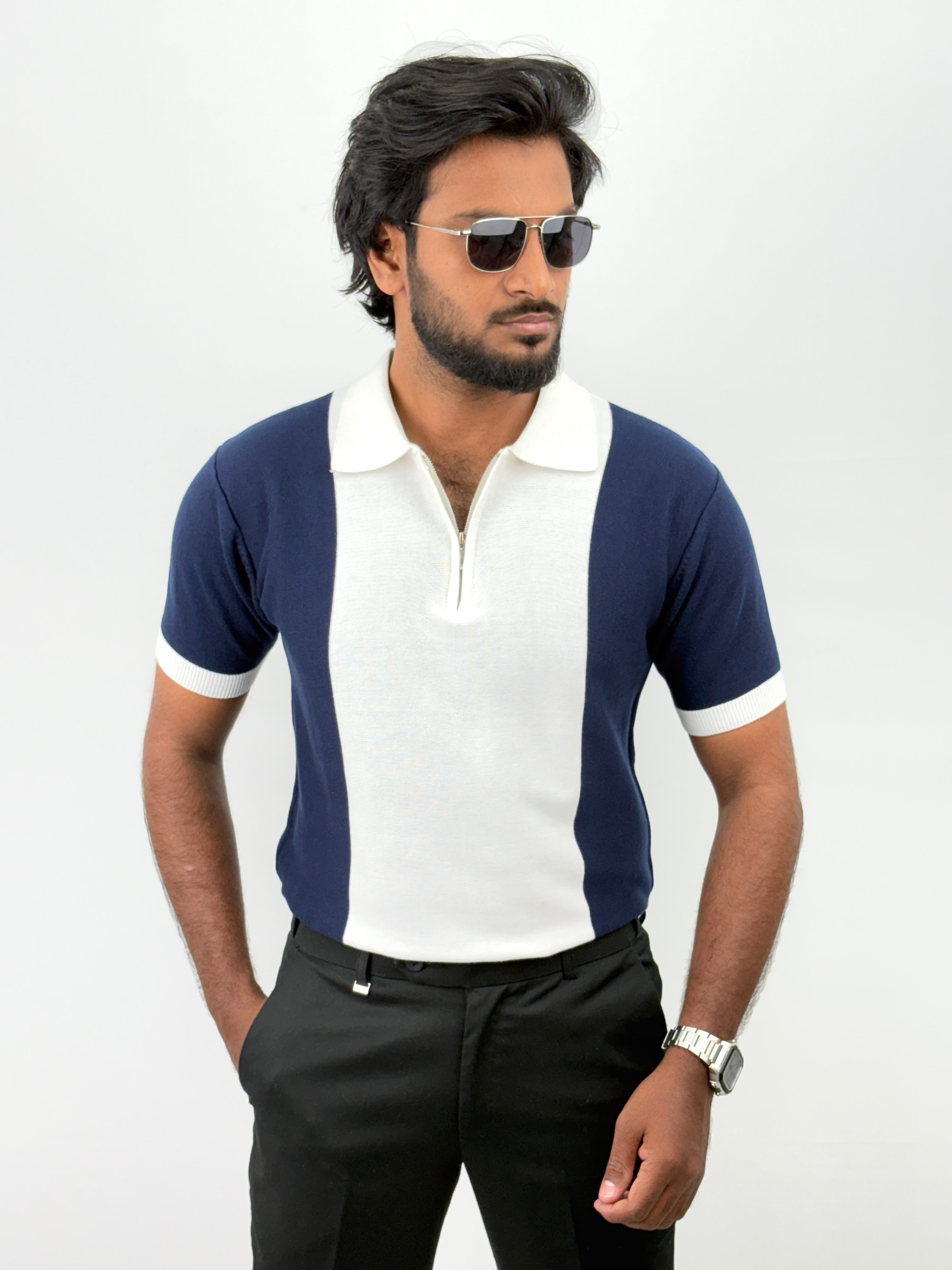 Navy Polo T-Shirt