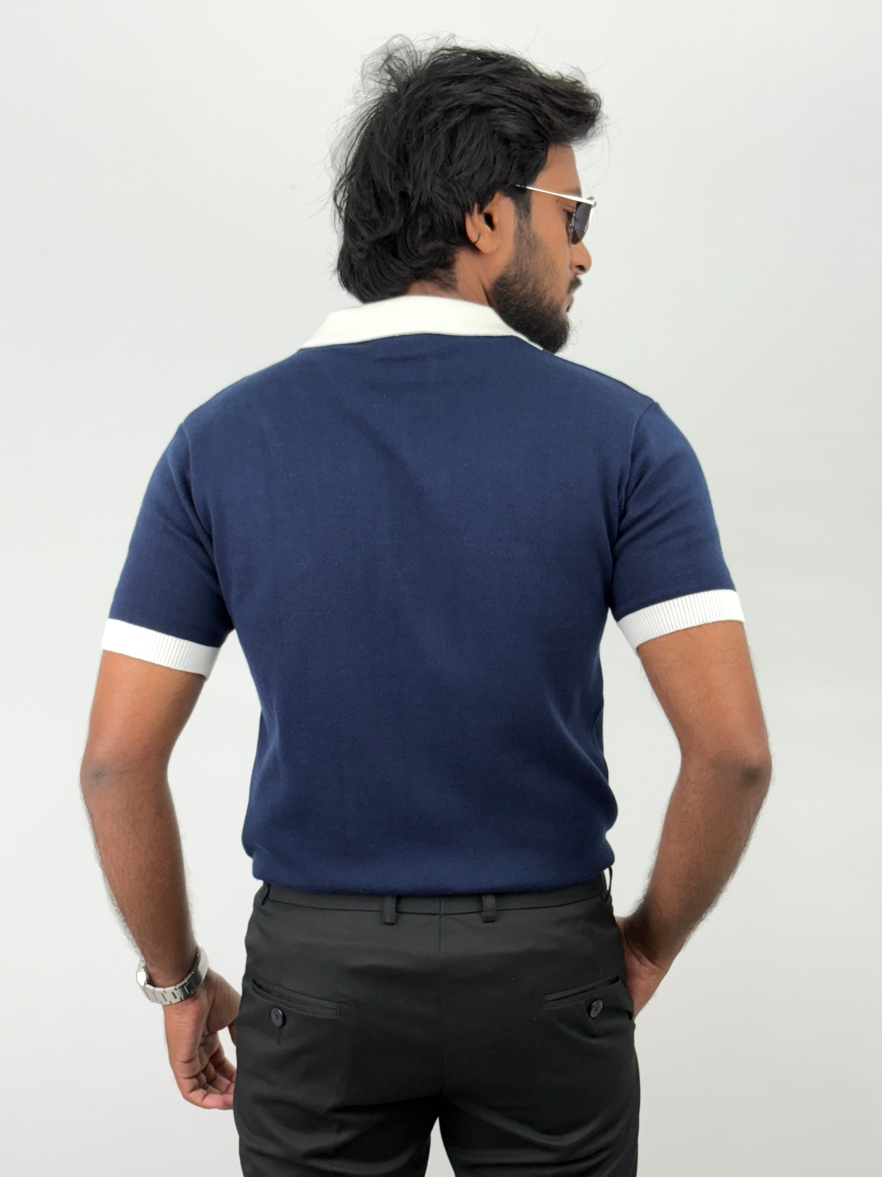 Navy Polo T-Shirt