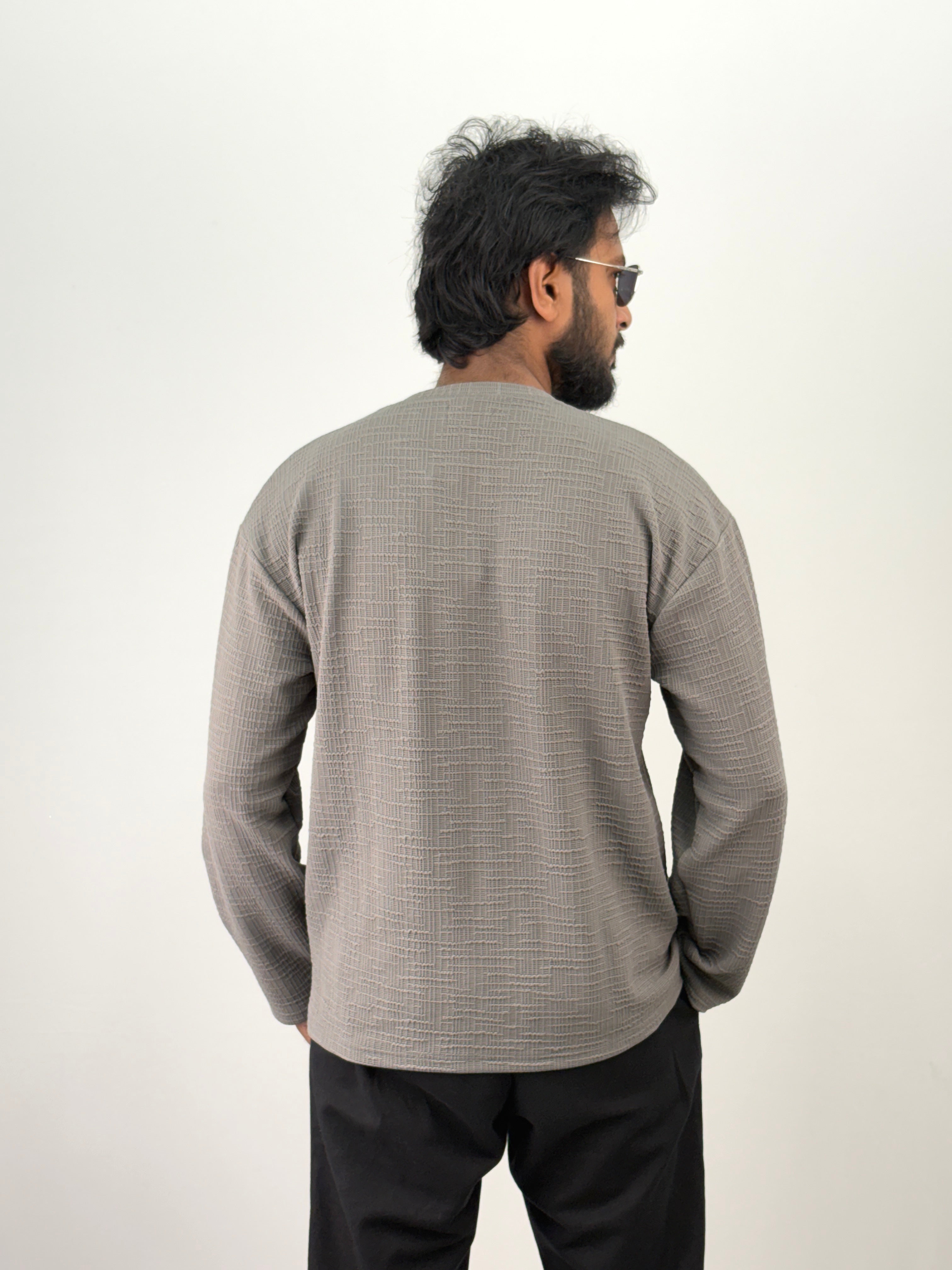 Grey Henley T-Shirt