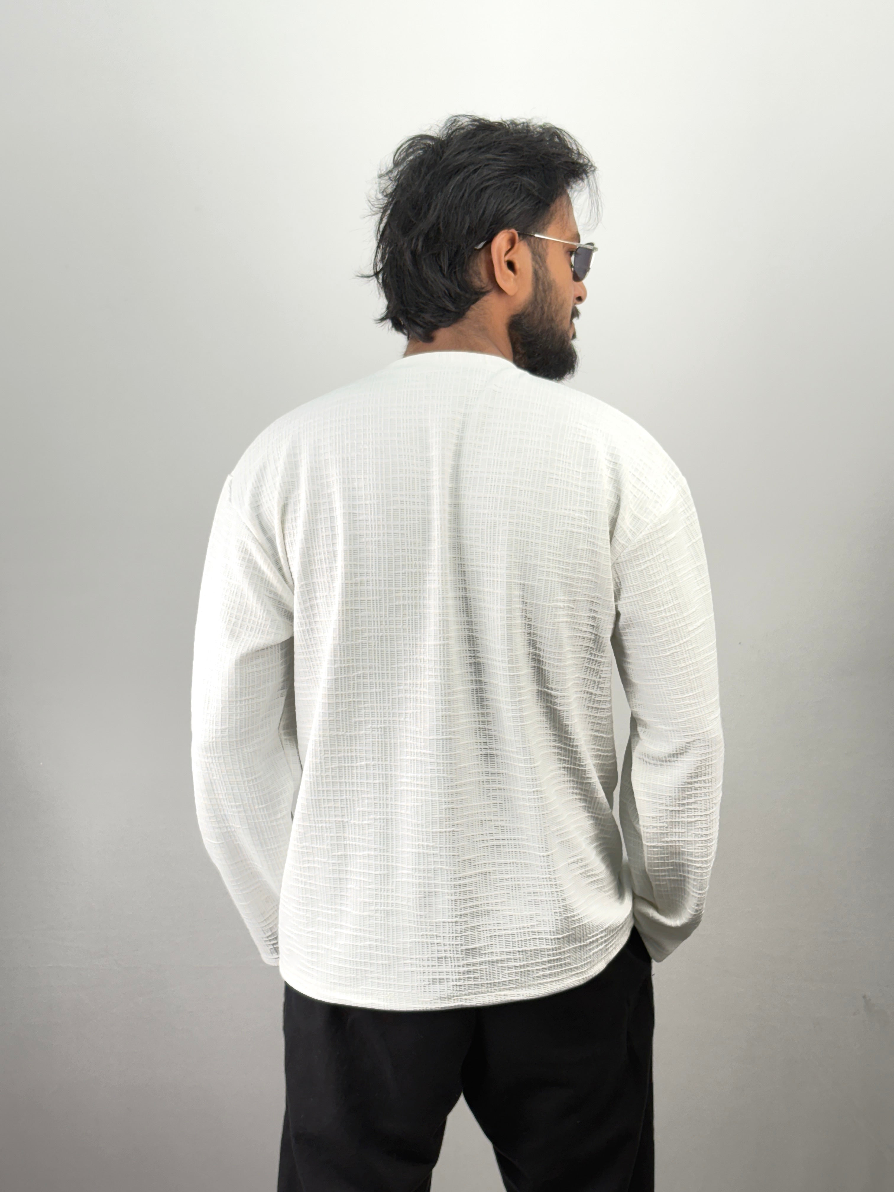 White Henley T-Shirt
