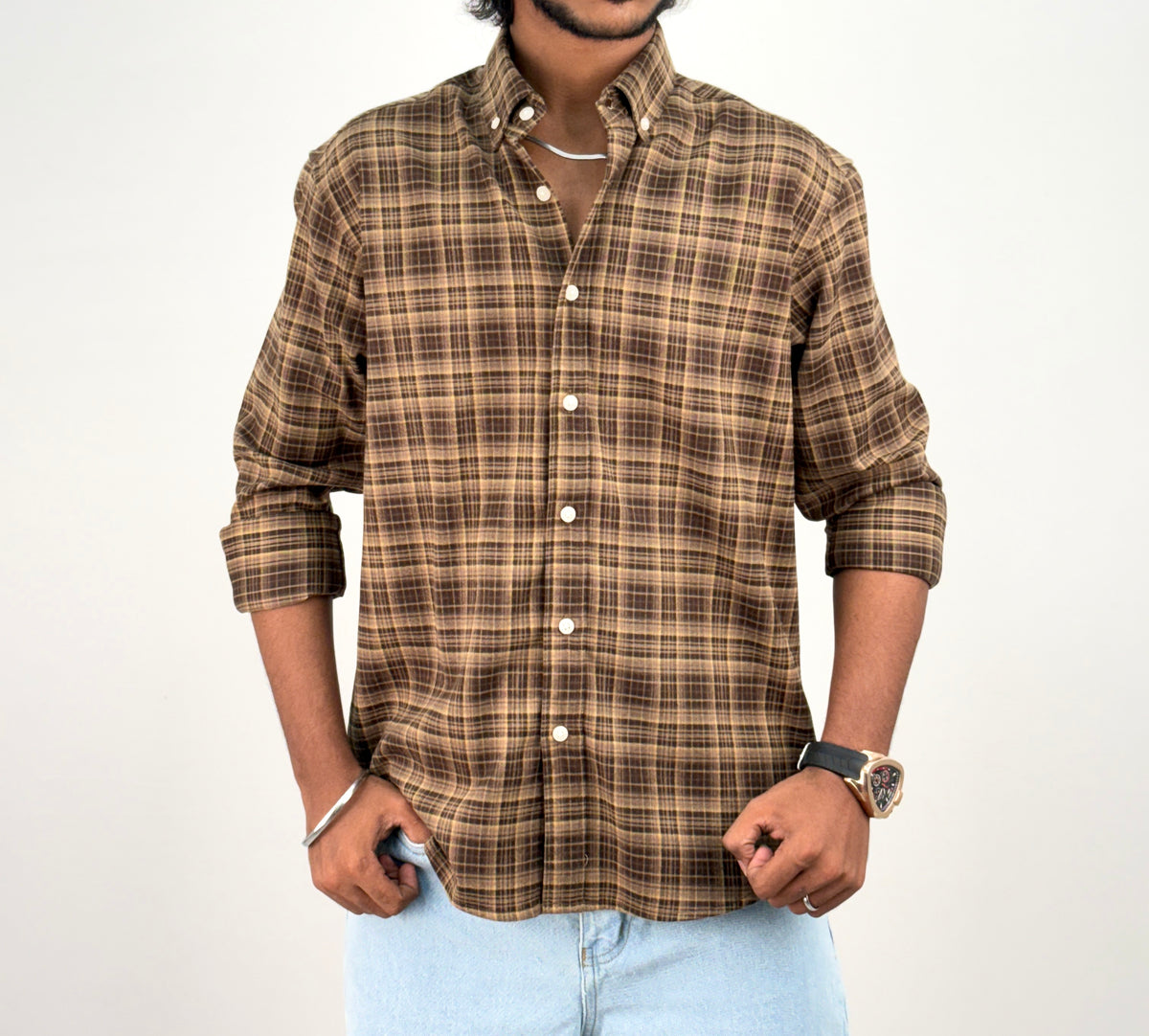 Brown IMP Flannel Shirt 9