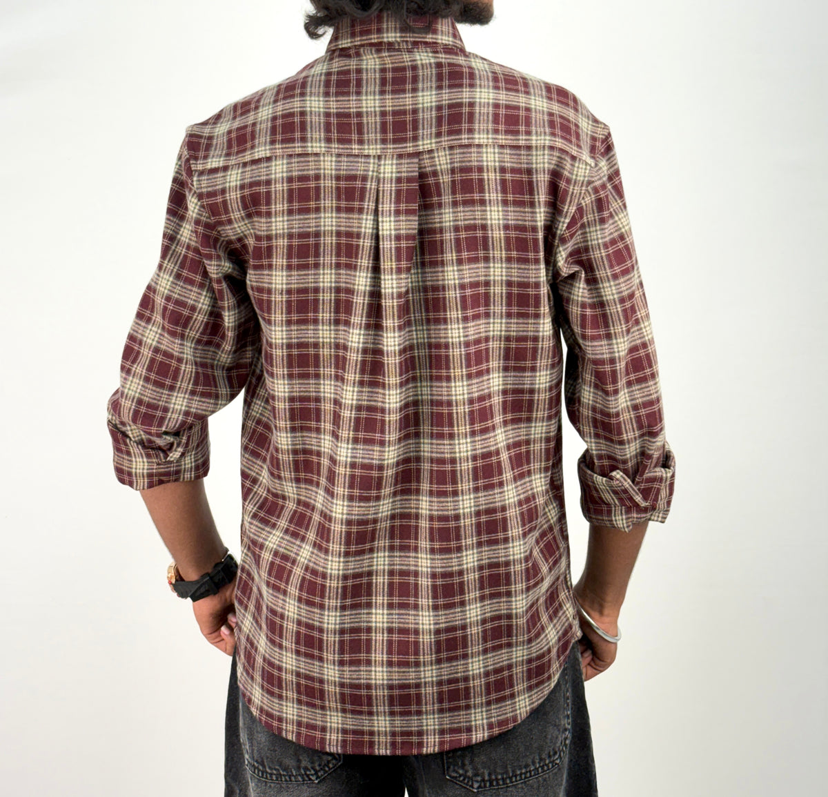 Maroon IMP Flannel Shirt 9