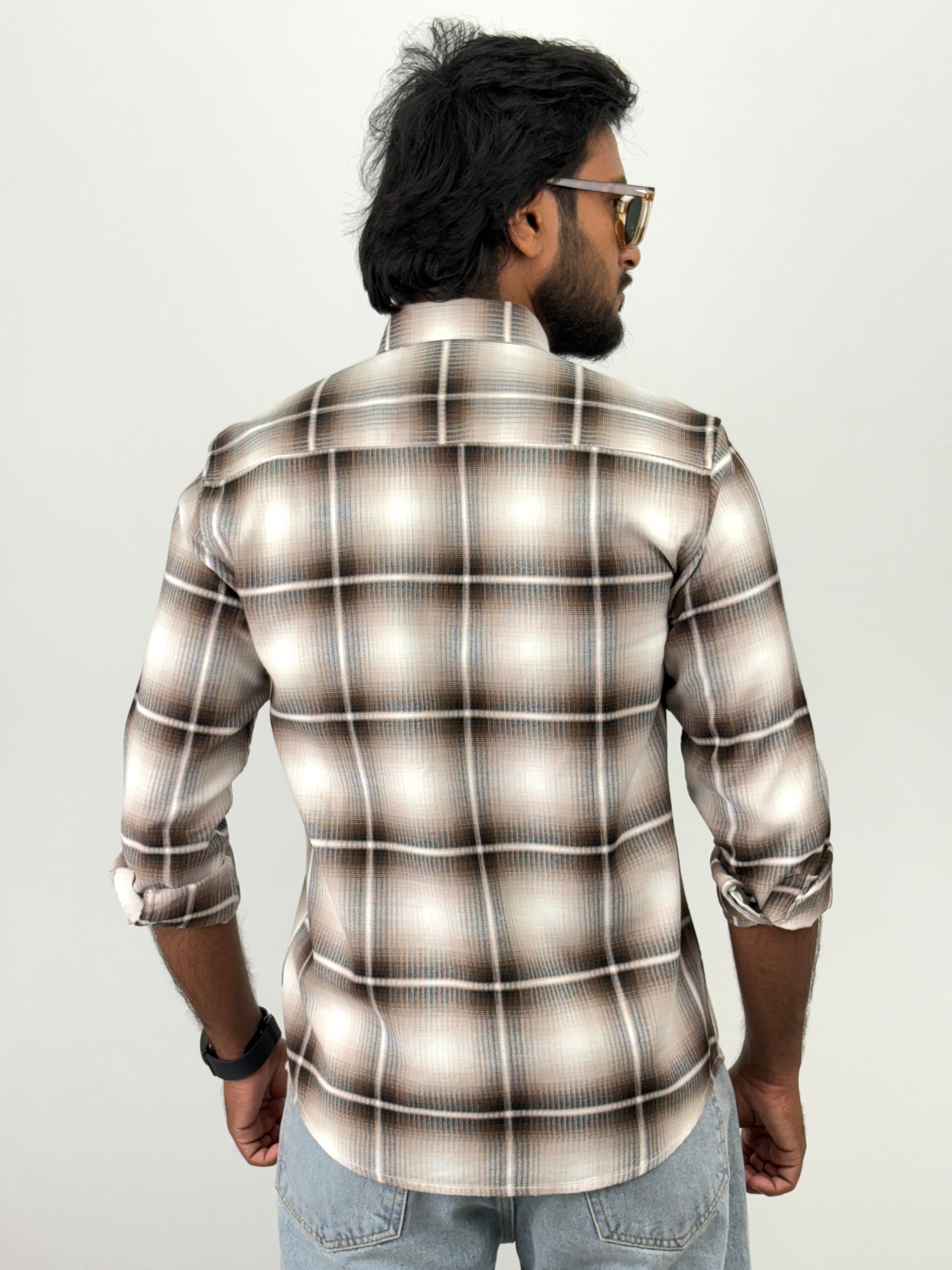 Brown Flannel Shirt