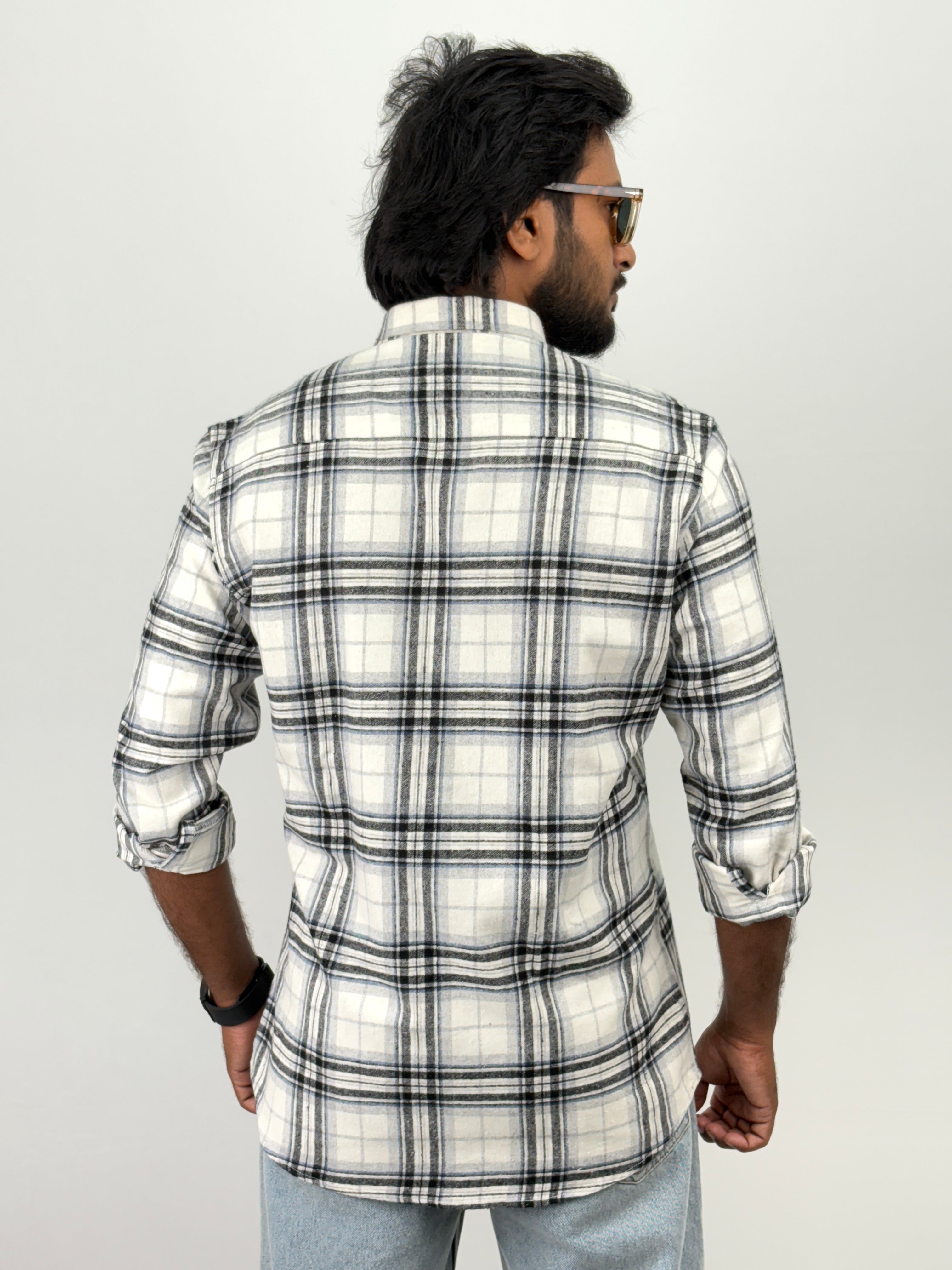 White Flannel Shirt