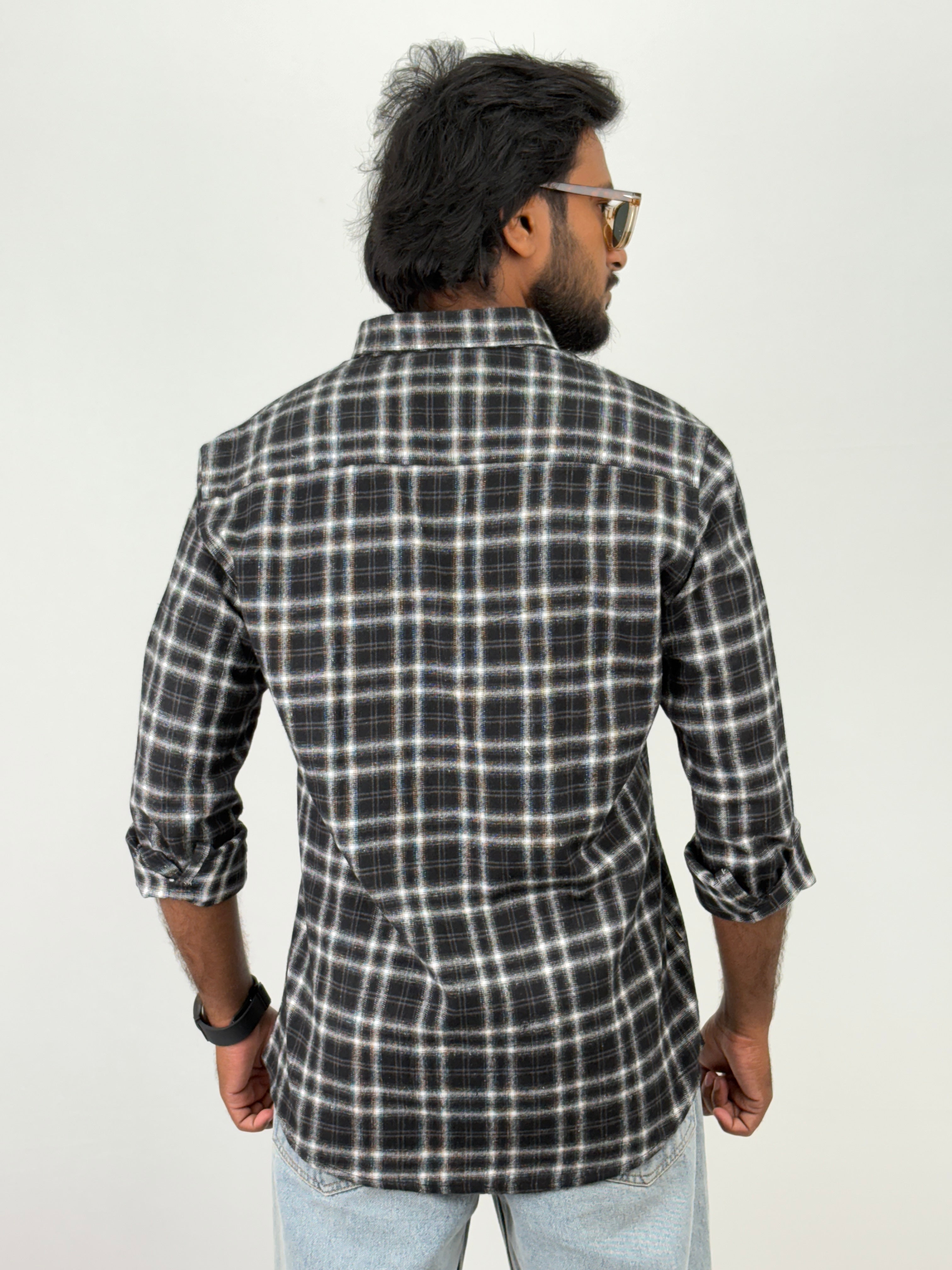 Black Flannel Shirt