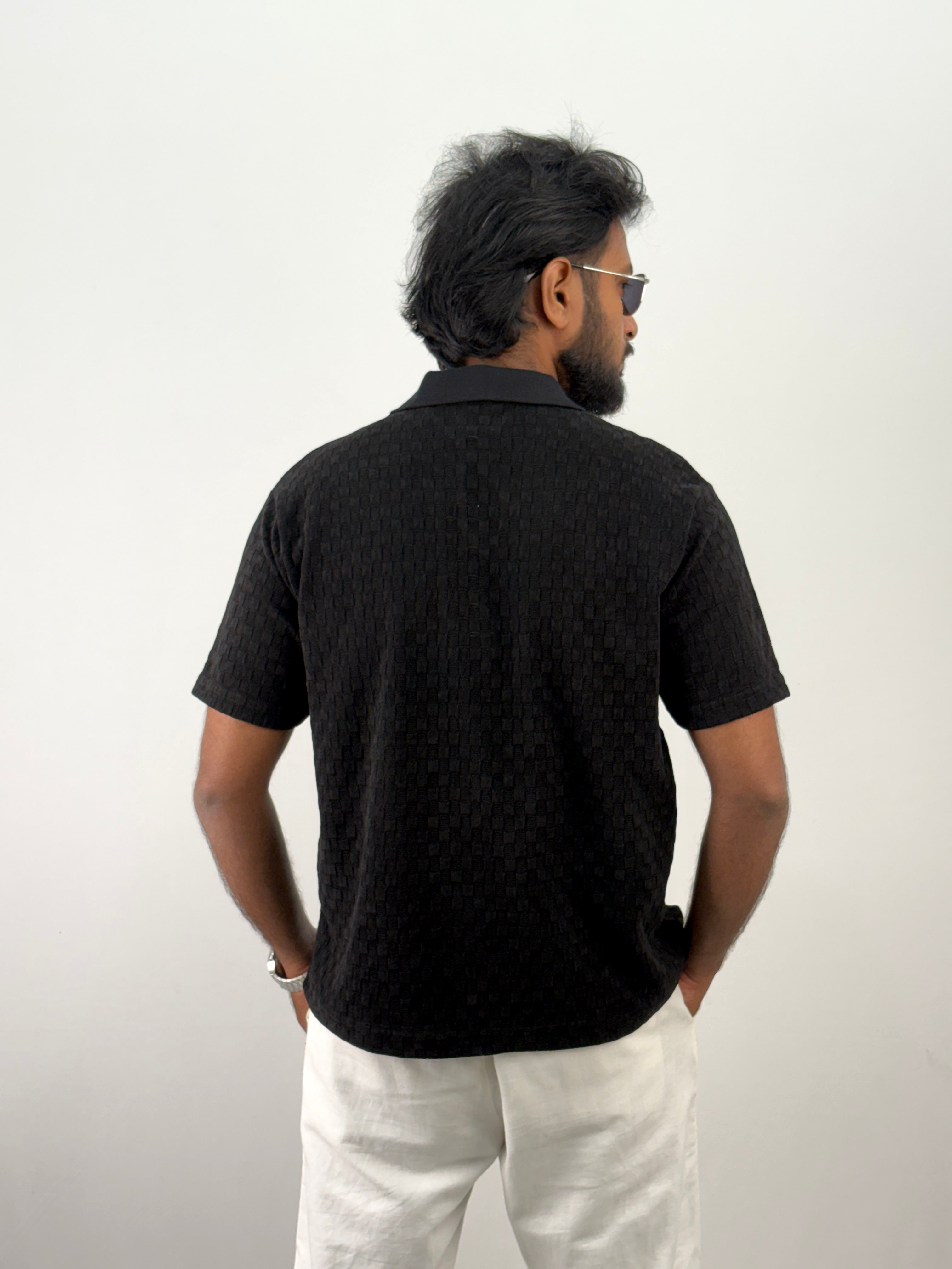 Black IMP Polo Shirt