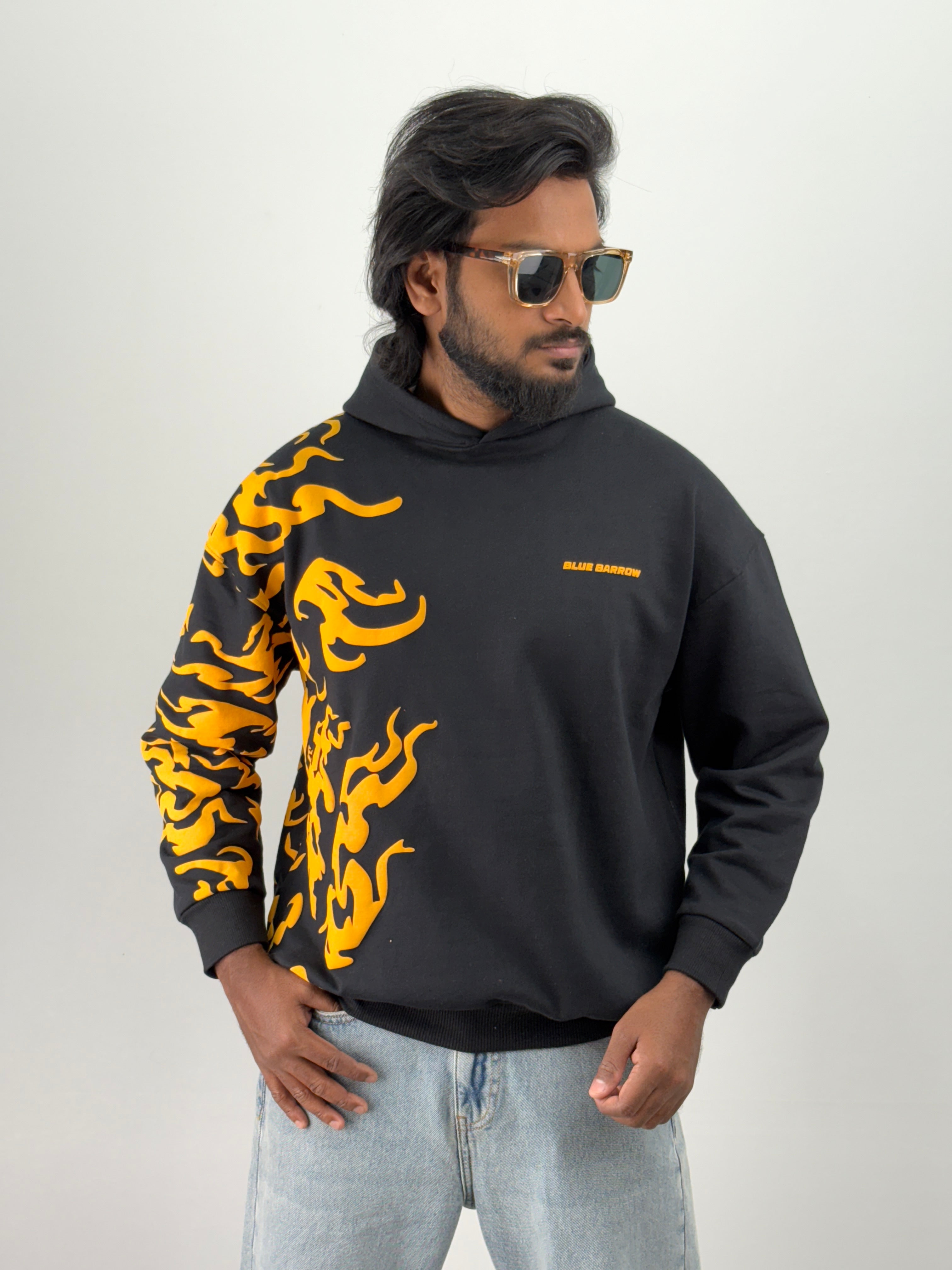 Black Oversized Hoodie