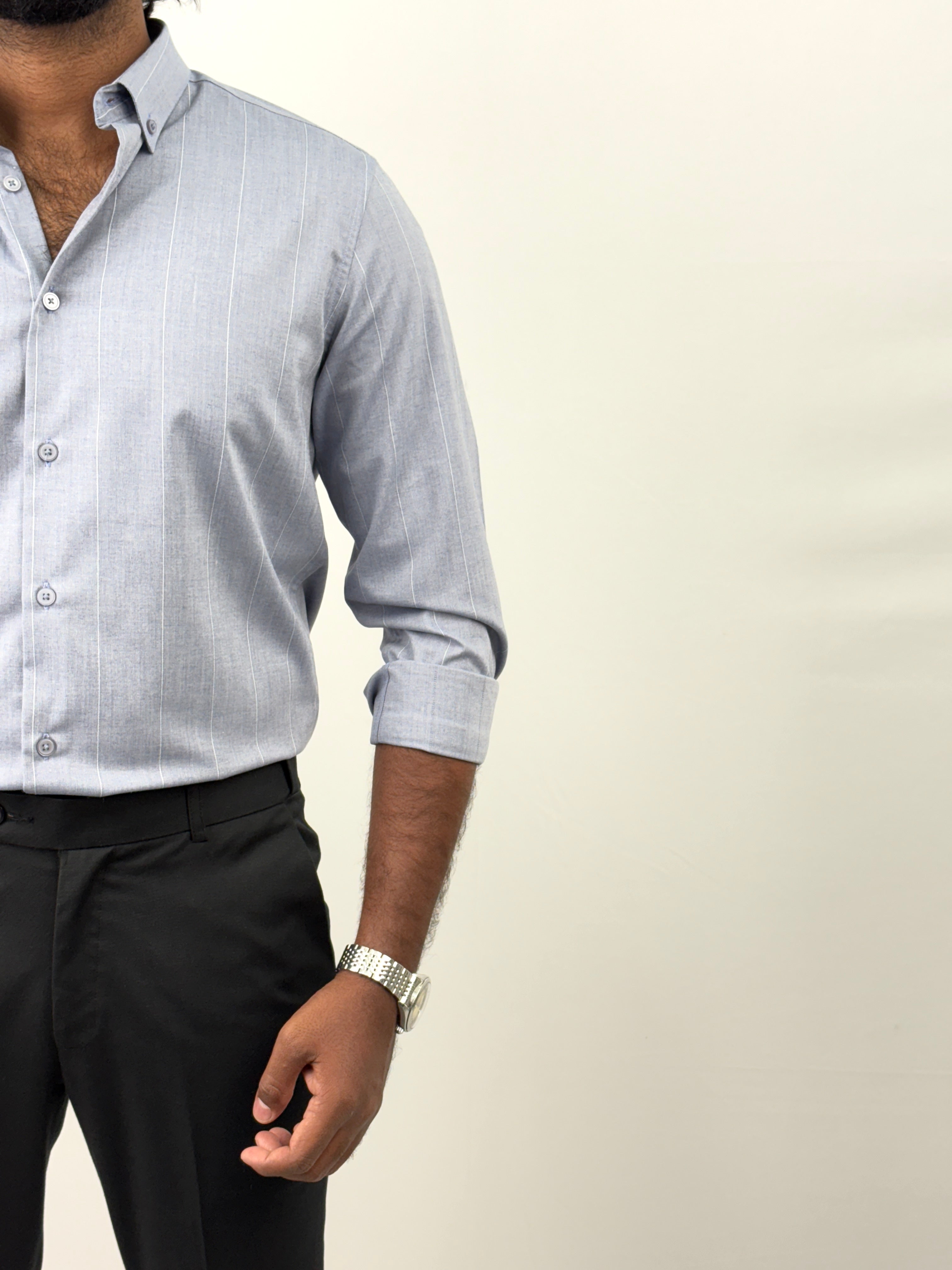 Blue IMP Stripe Shirt