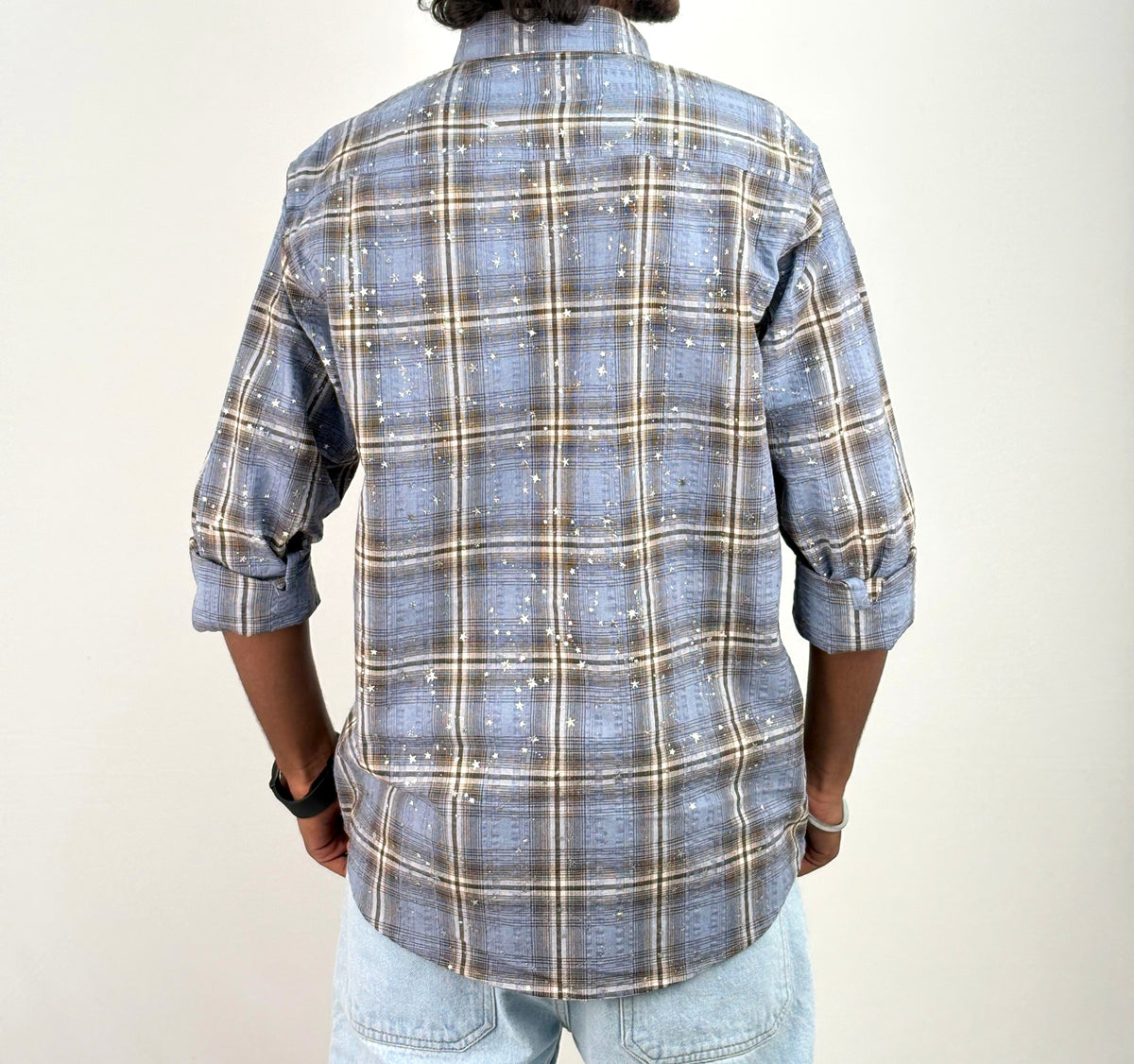 Blue Star Checks Shirt 1