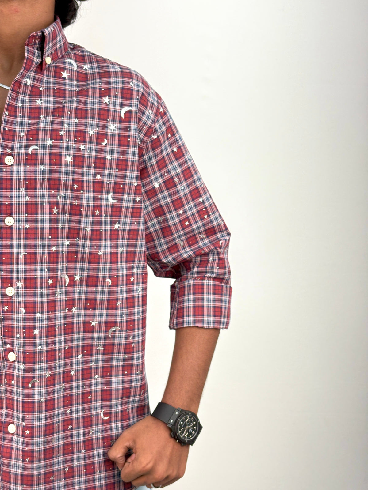Red Star Checks Shirt 1