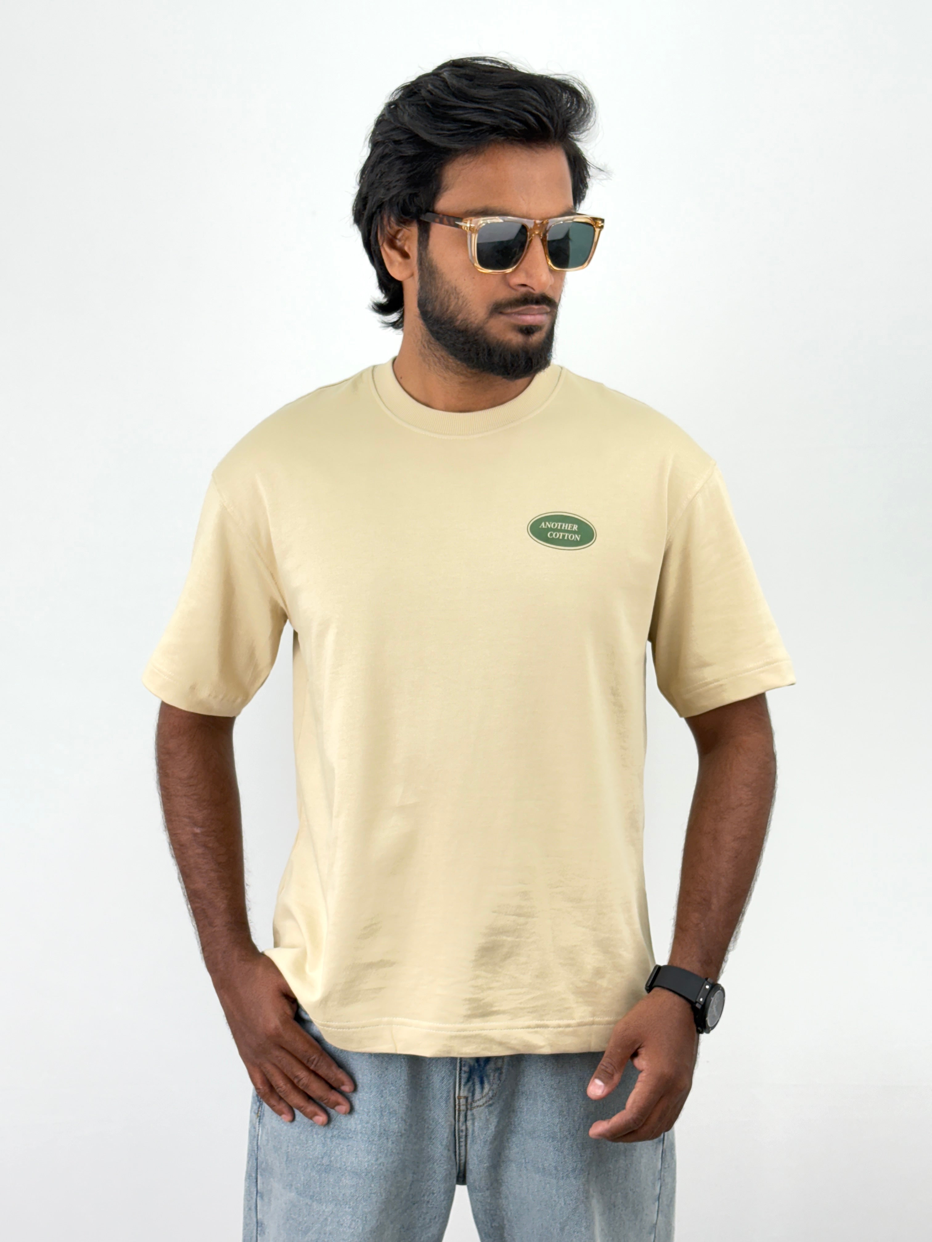 Cream Oversized T-Shirt