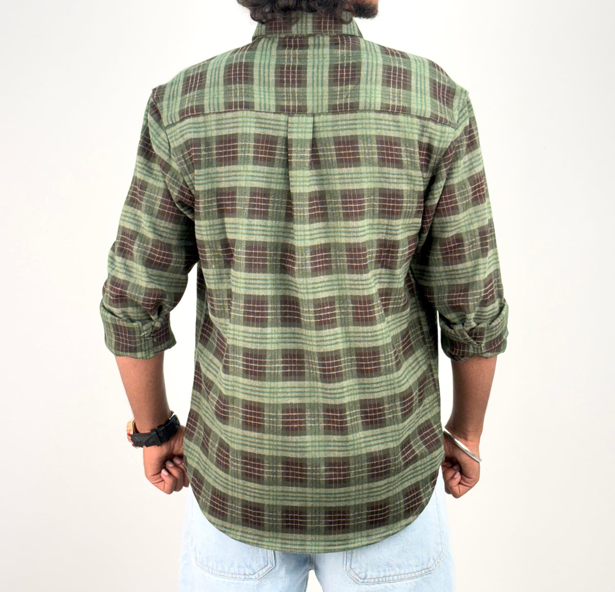 Green IMP Flannel Shirt 10
