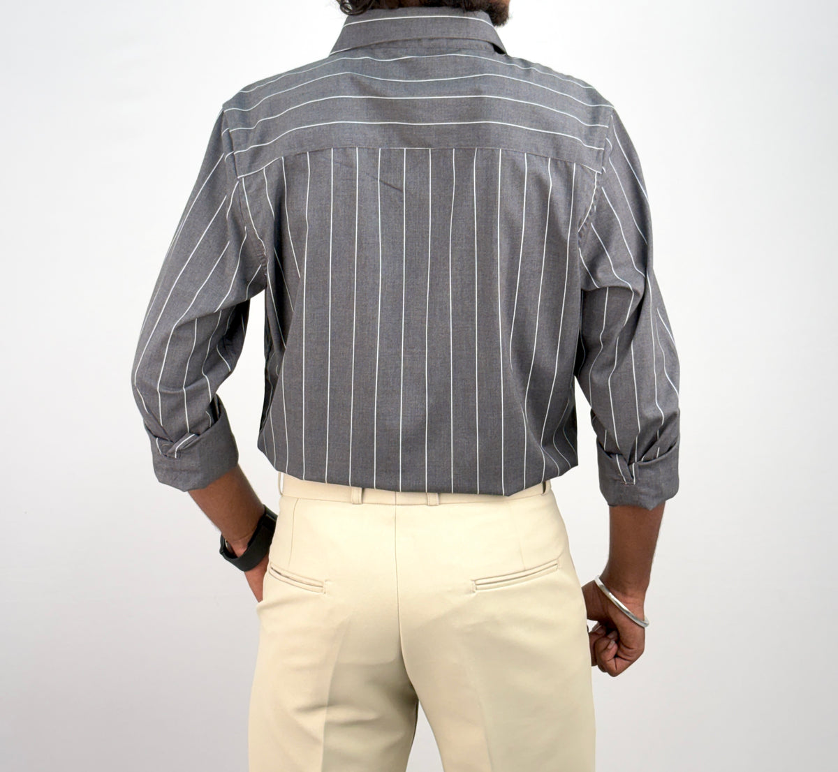 Charcoal IMP Stripe Shirt