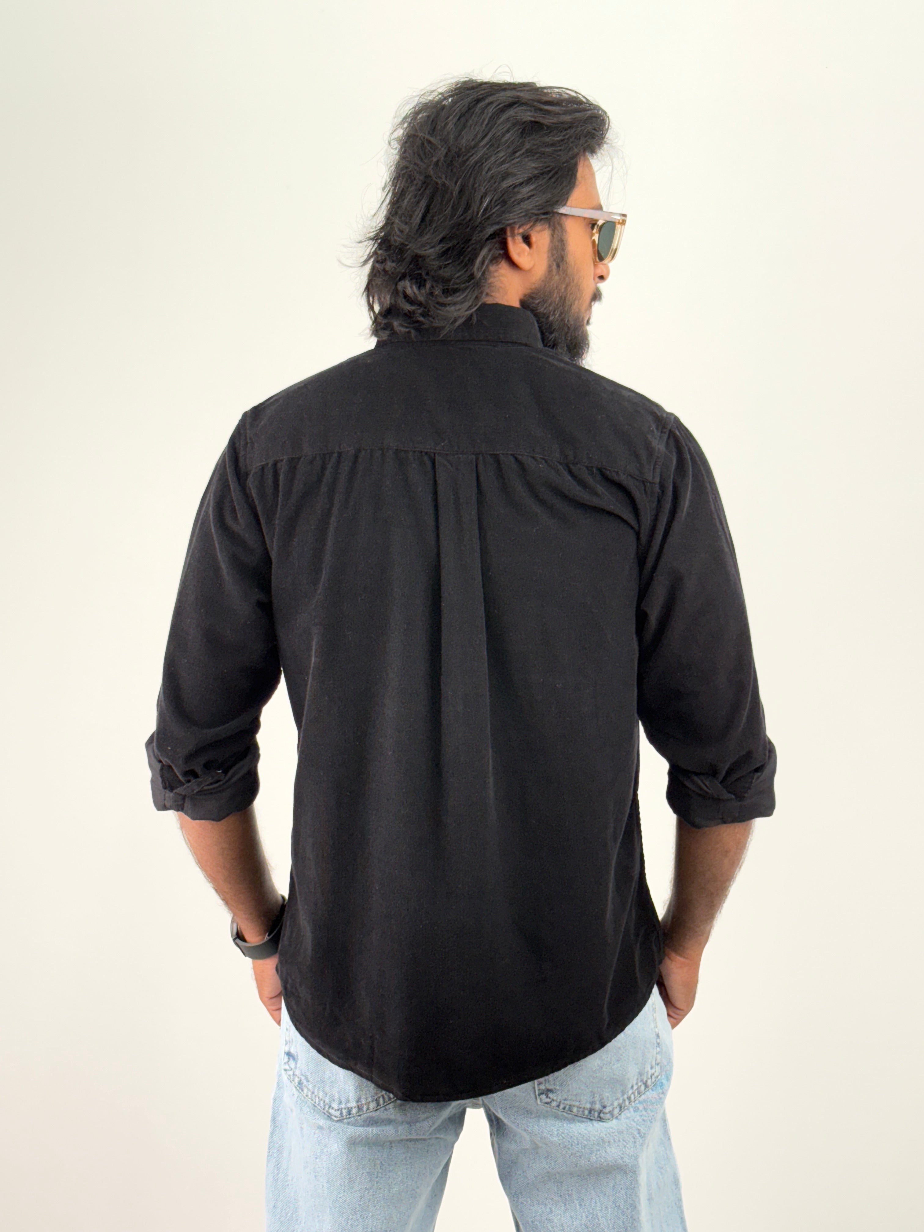 Black Corduroy Shirt