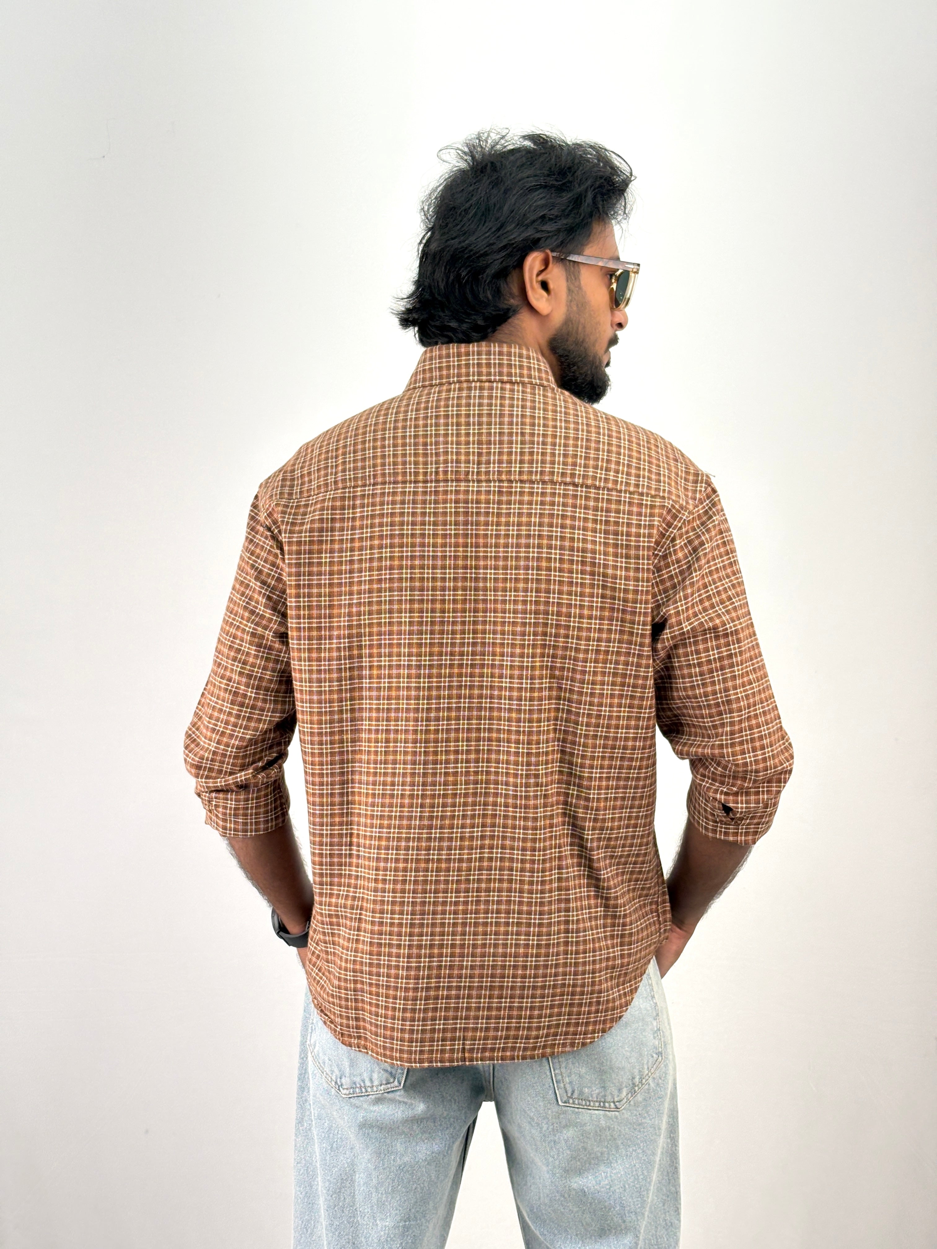 Brown Flannel Shirt