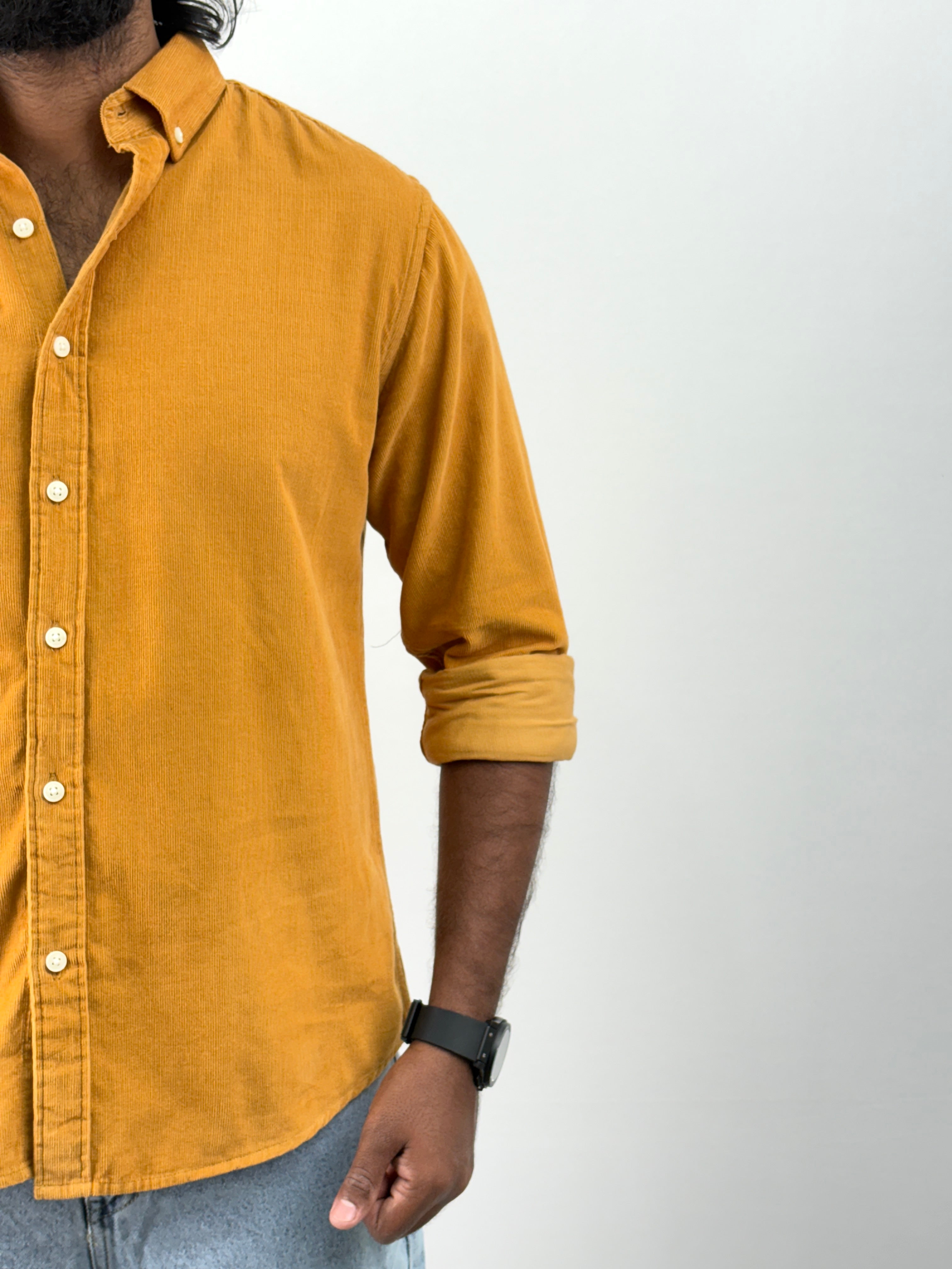 Mustard Corduroy Shirt