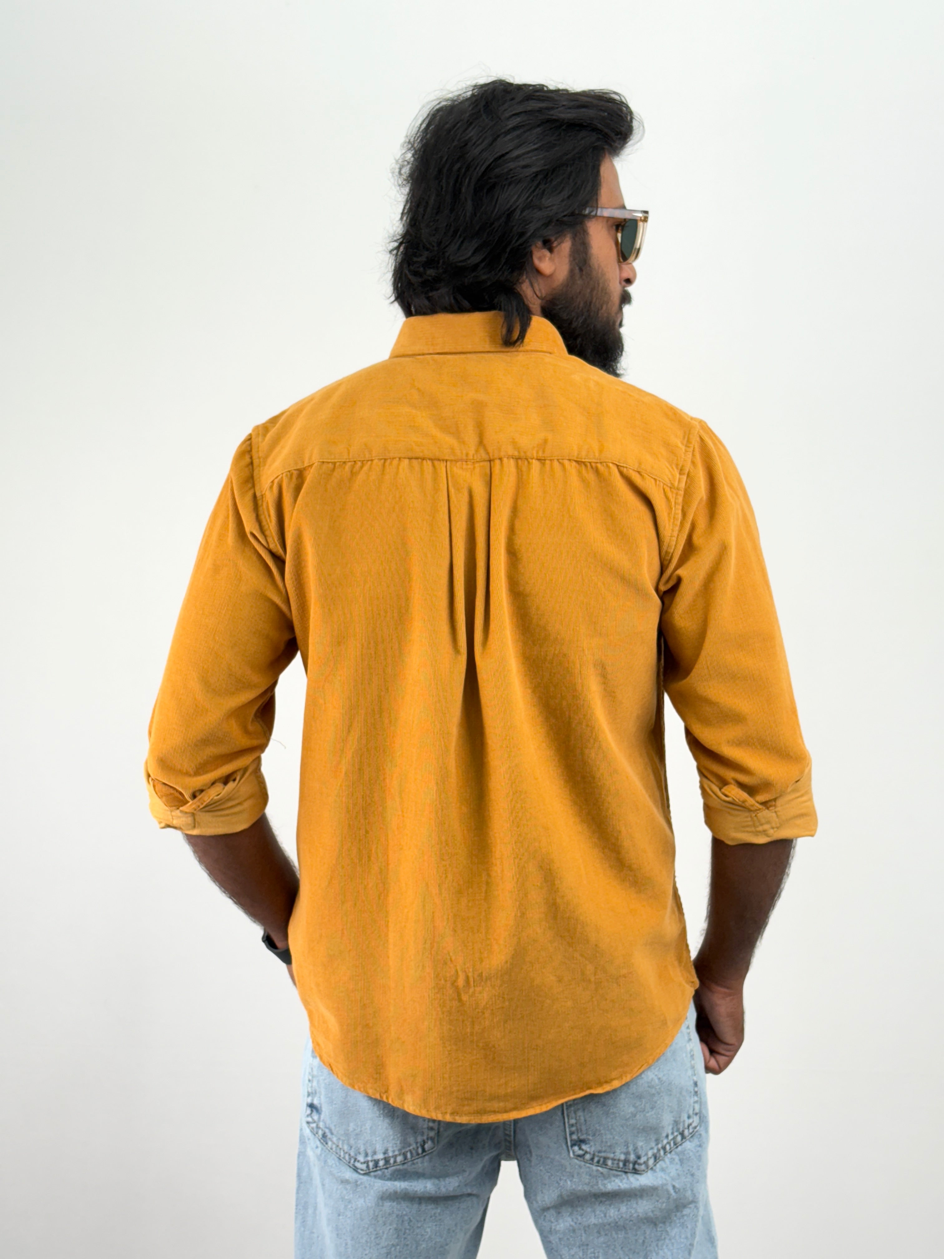Mustard Corduroy Shirt