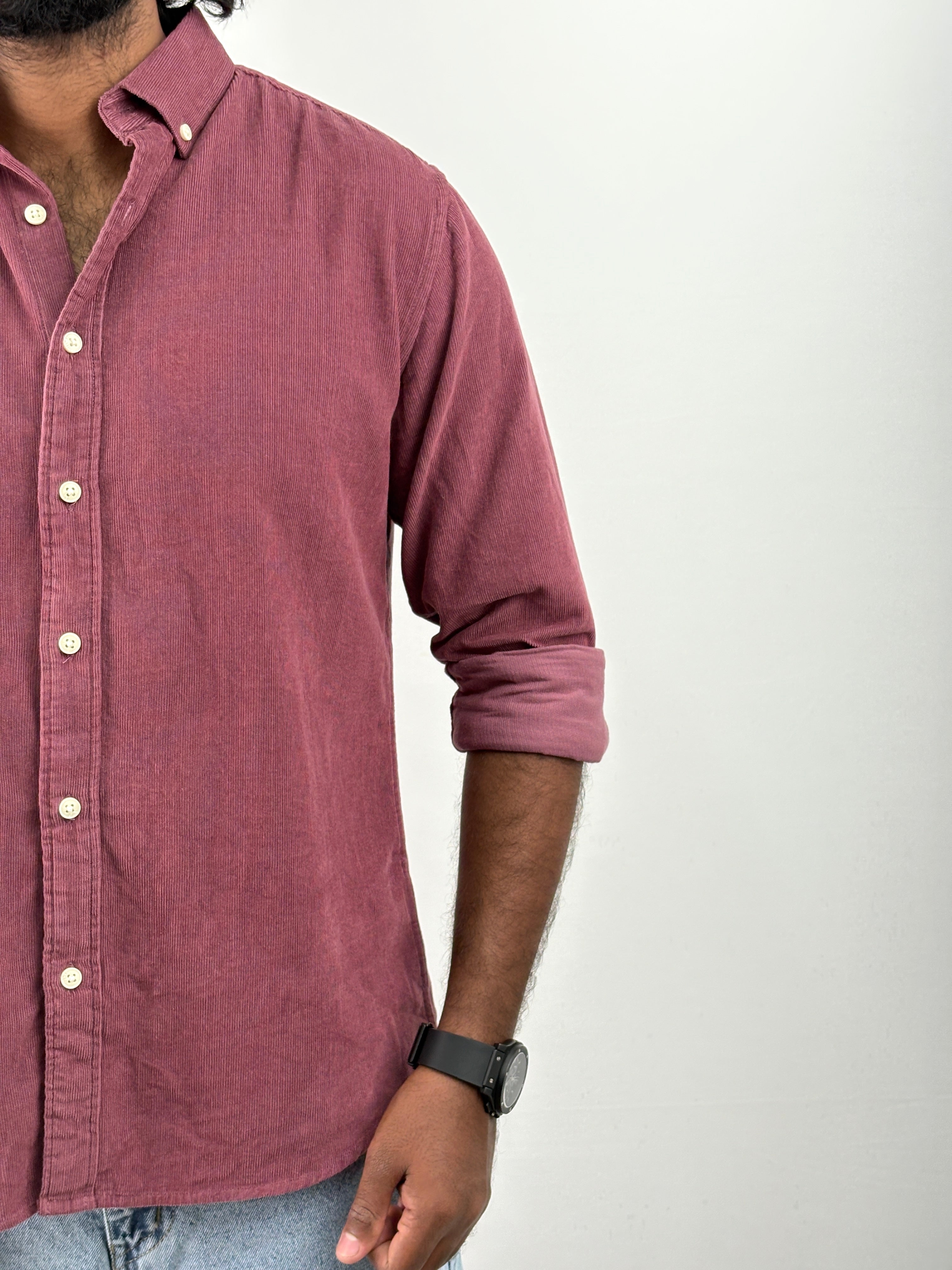 Lavender Corduroy Shirt