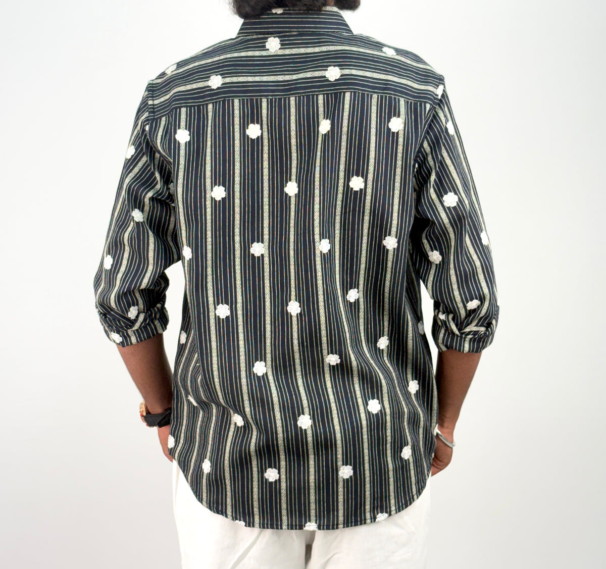 Olive IMP Embroidery Checks Shirt 2