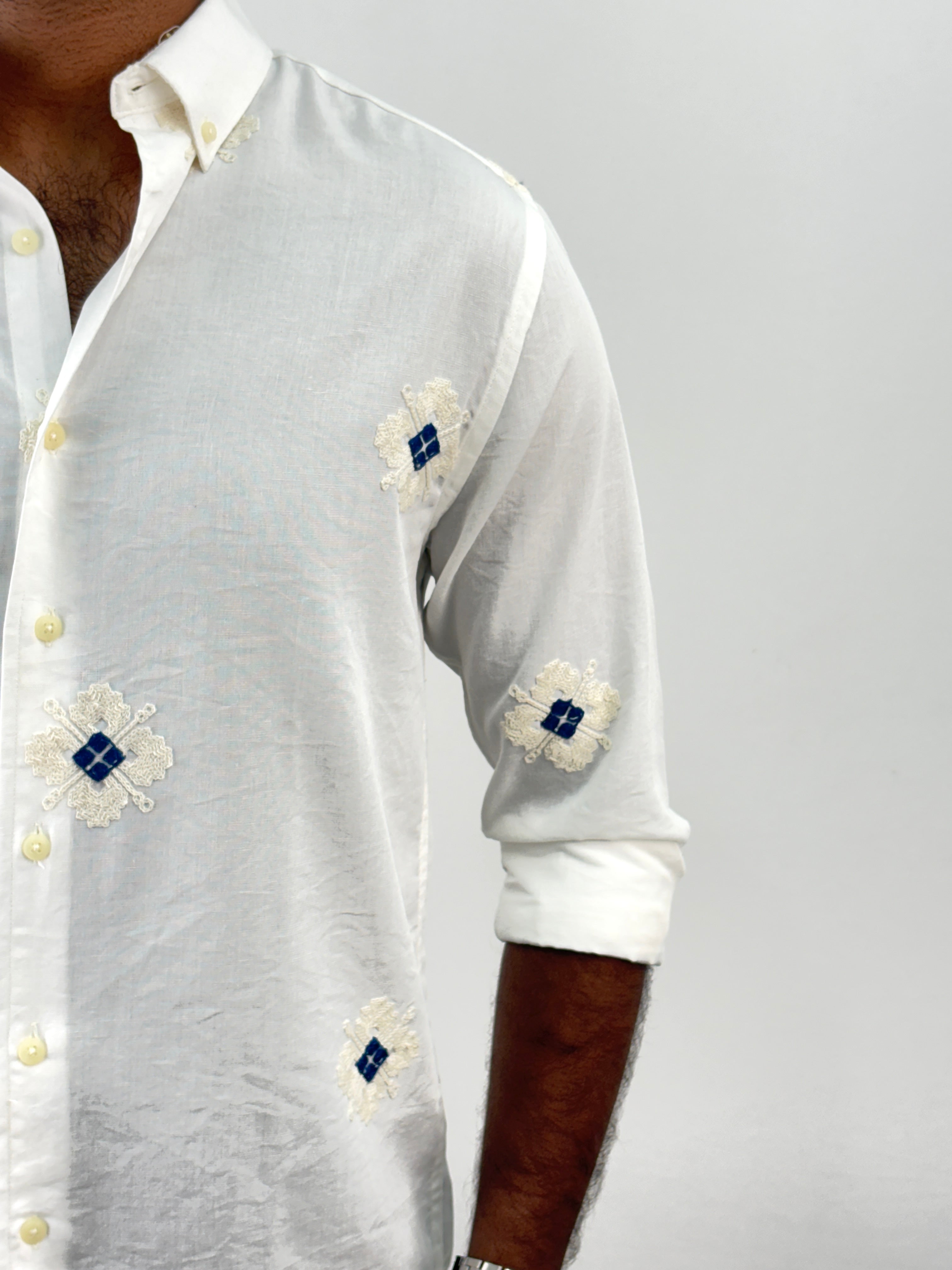 White Embroidery Shirt