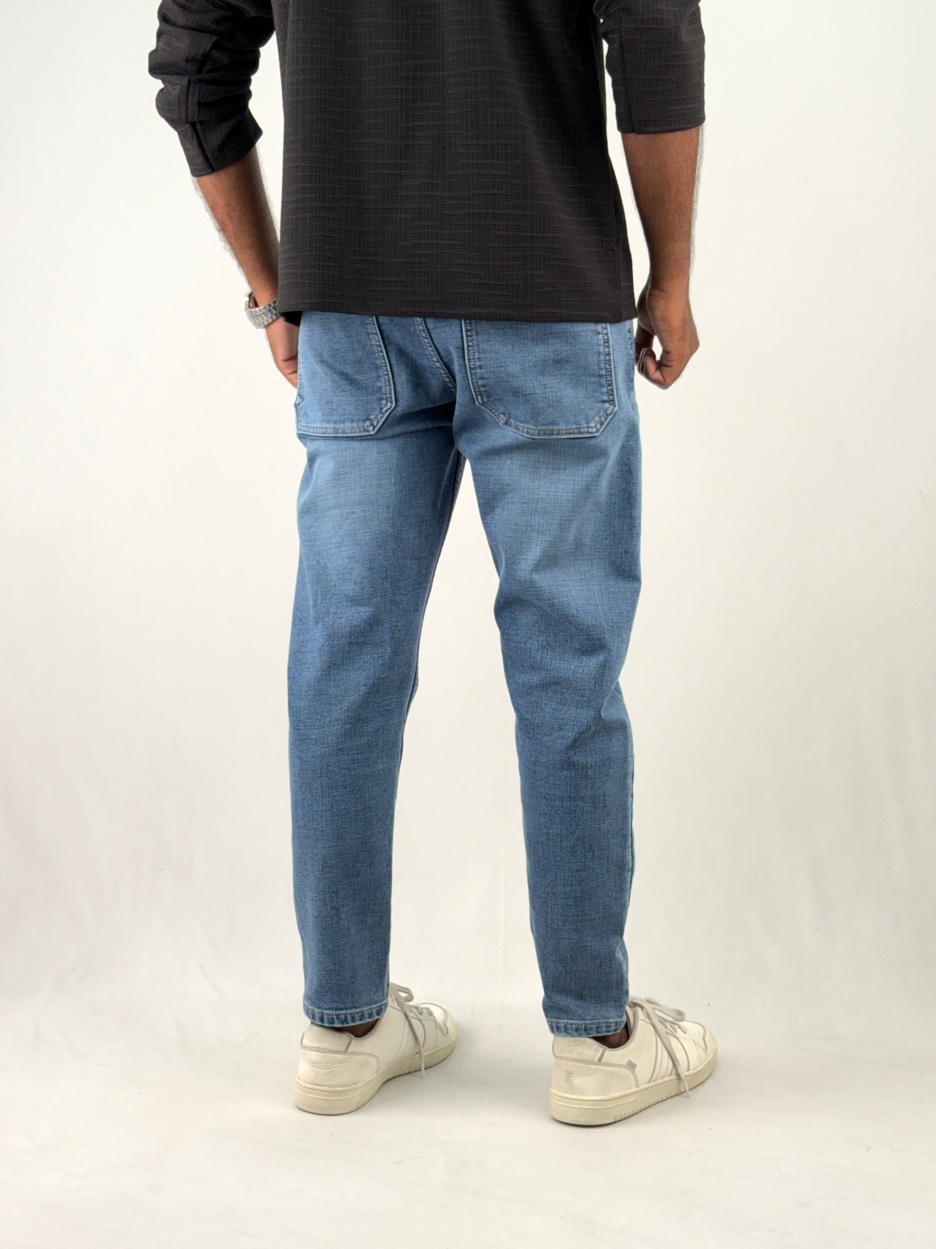 Blue Ankle Fit Jean
