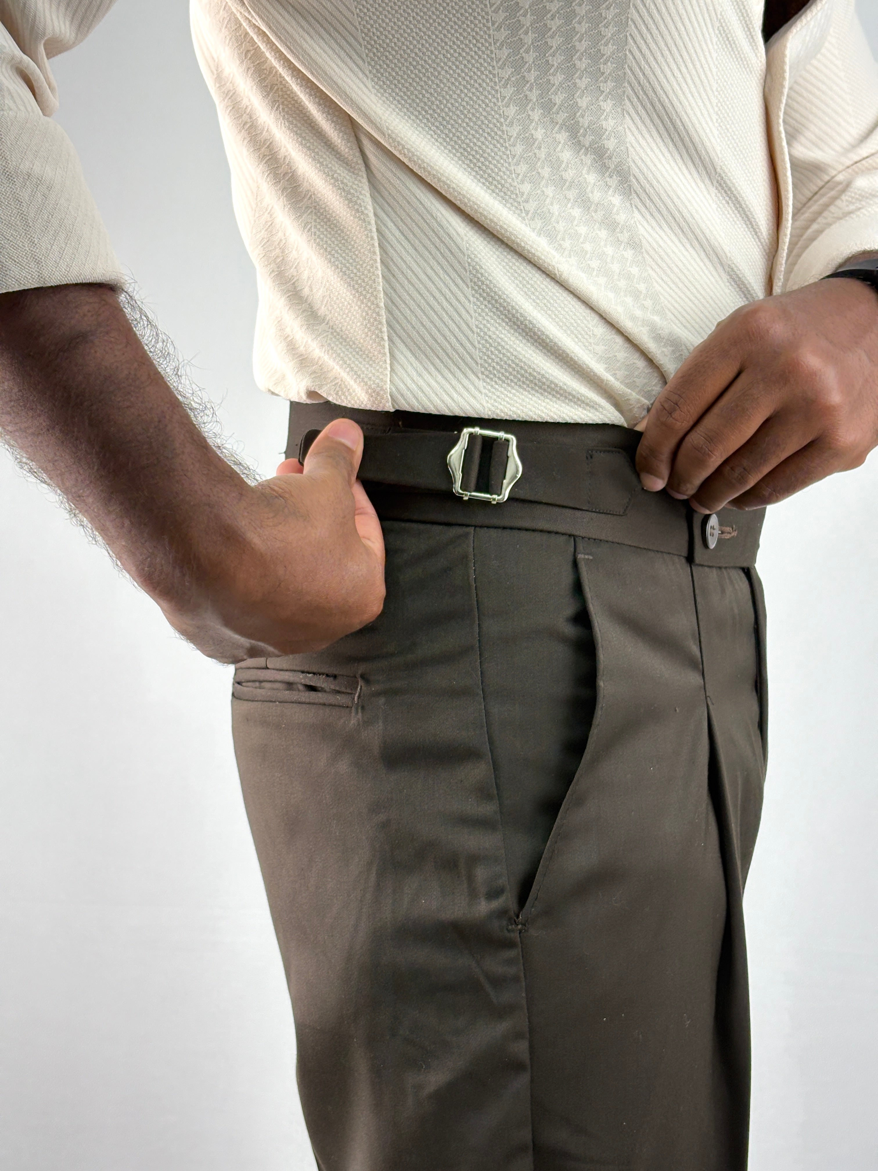 Dark Brown Gurkha Pants