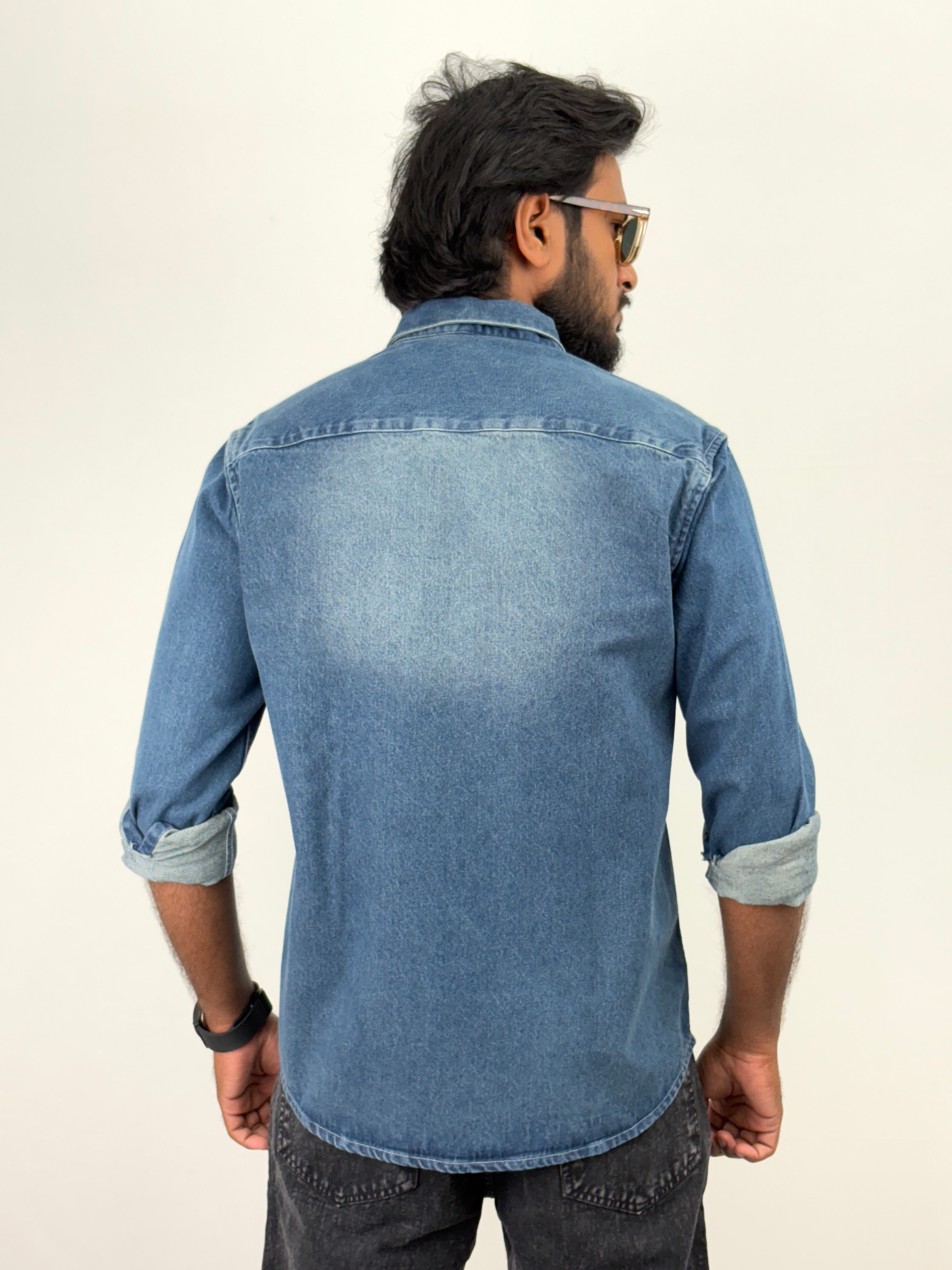 Denim Blue Denim Shirt