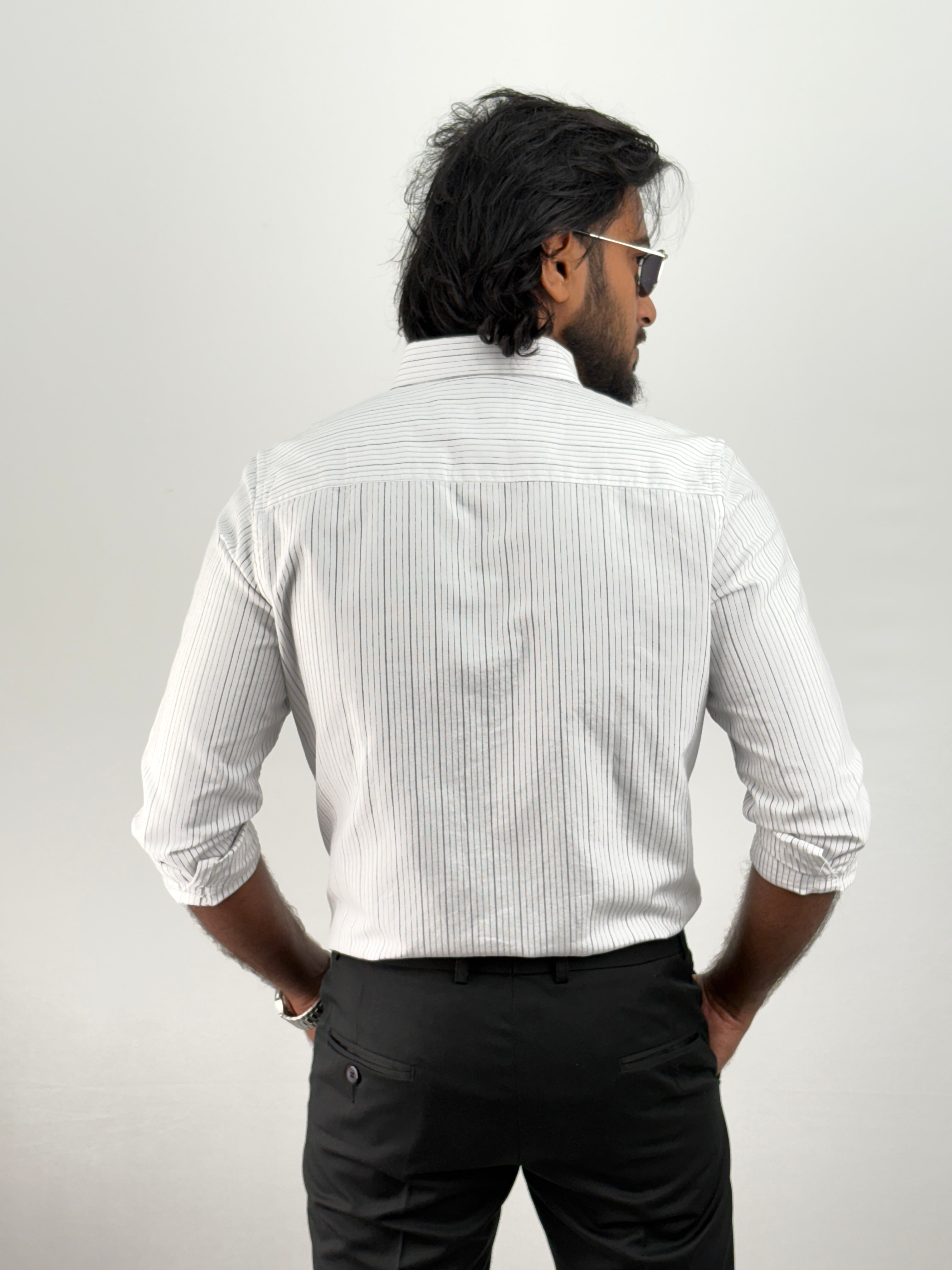White Stripe Shirt