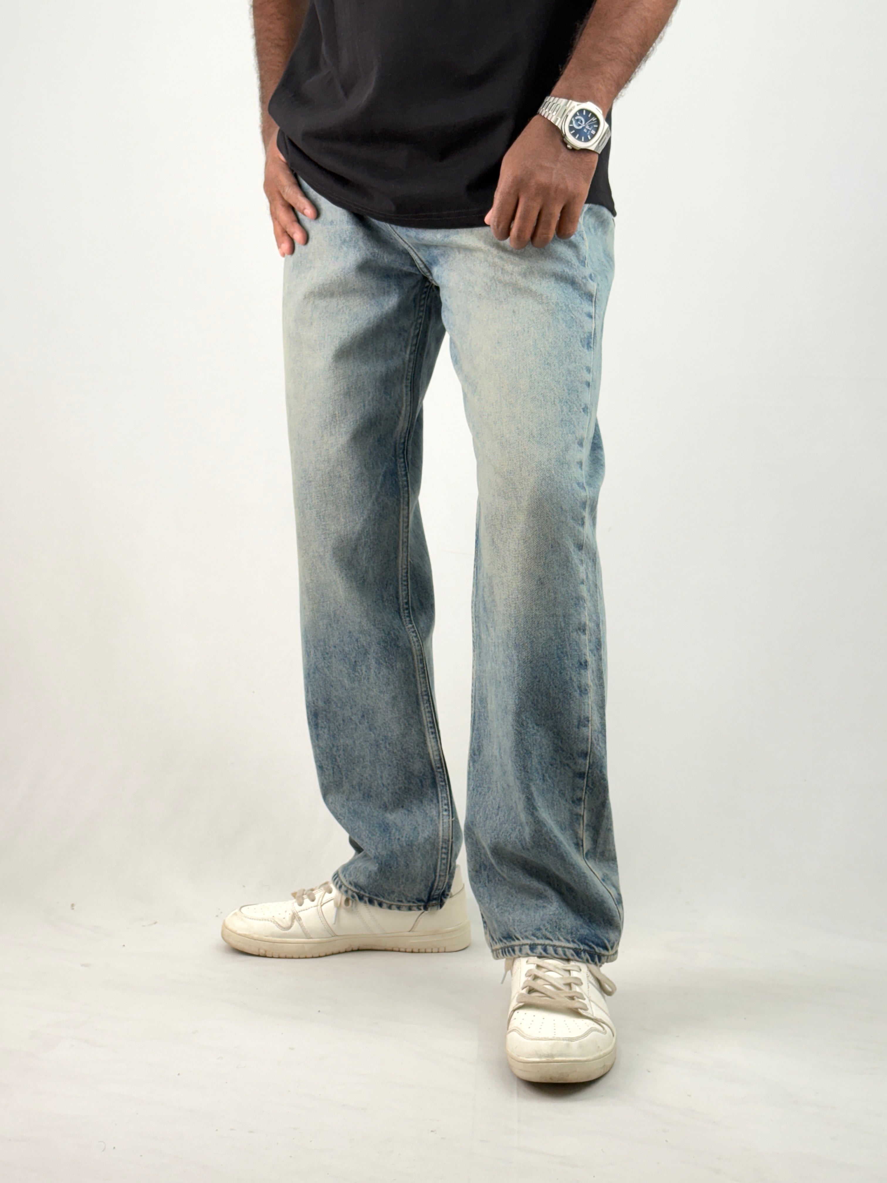 Denim Blue Baggy Jean