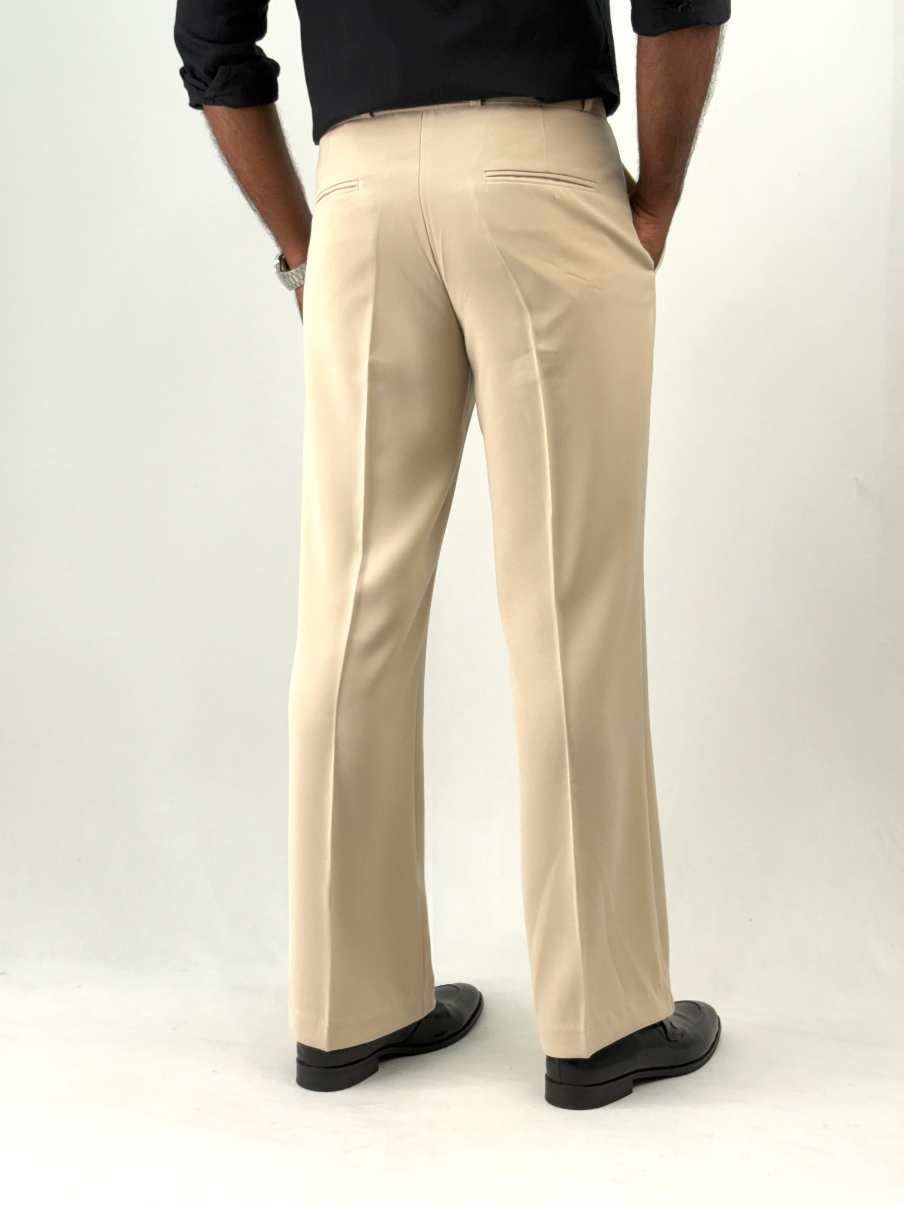 Beige IMP Bootcut Pant