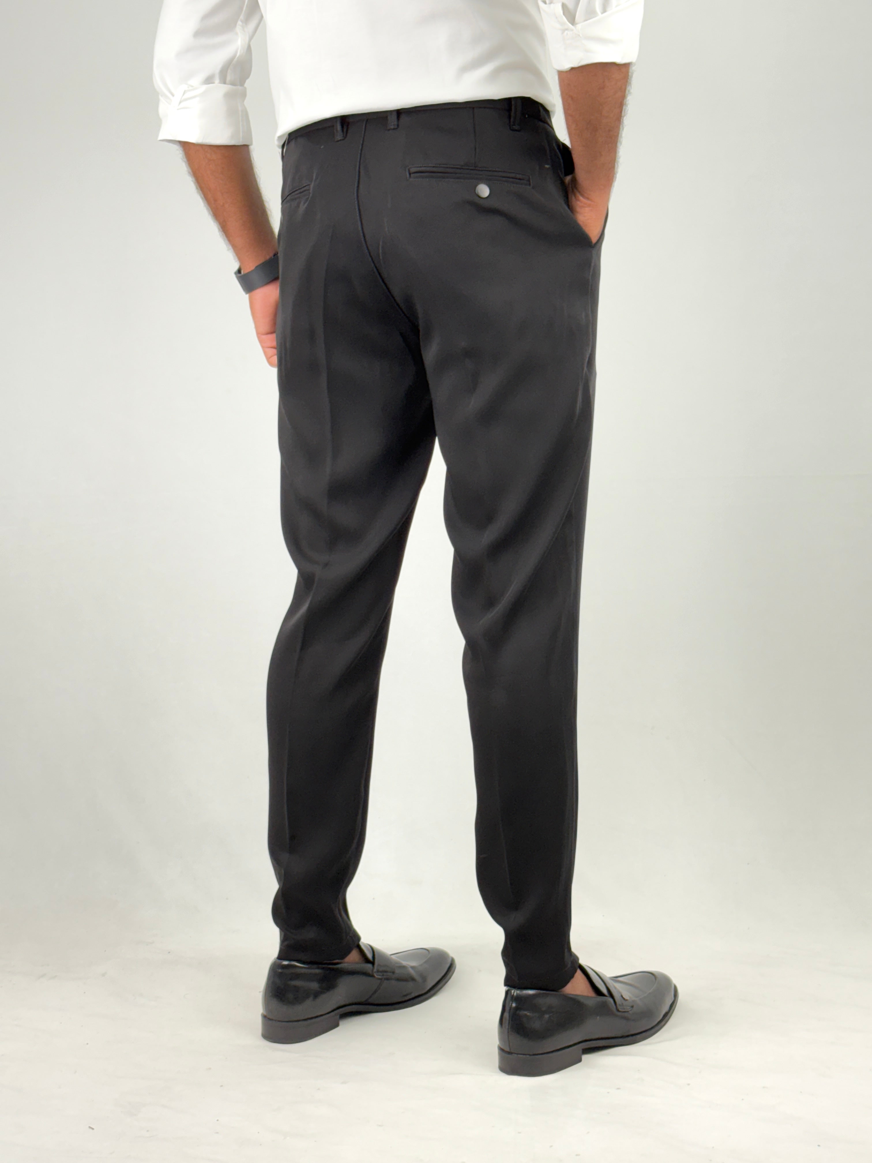 Black Stretchable IMP Formal Pants