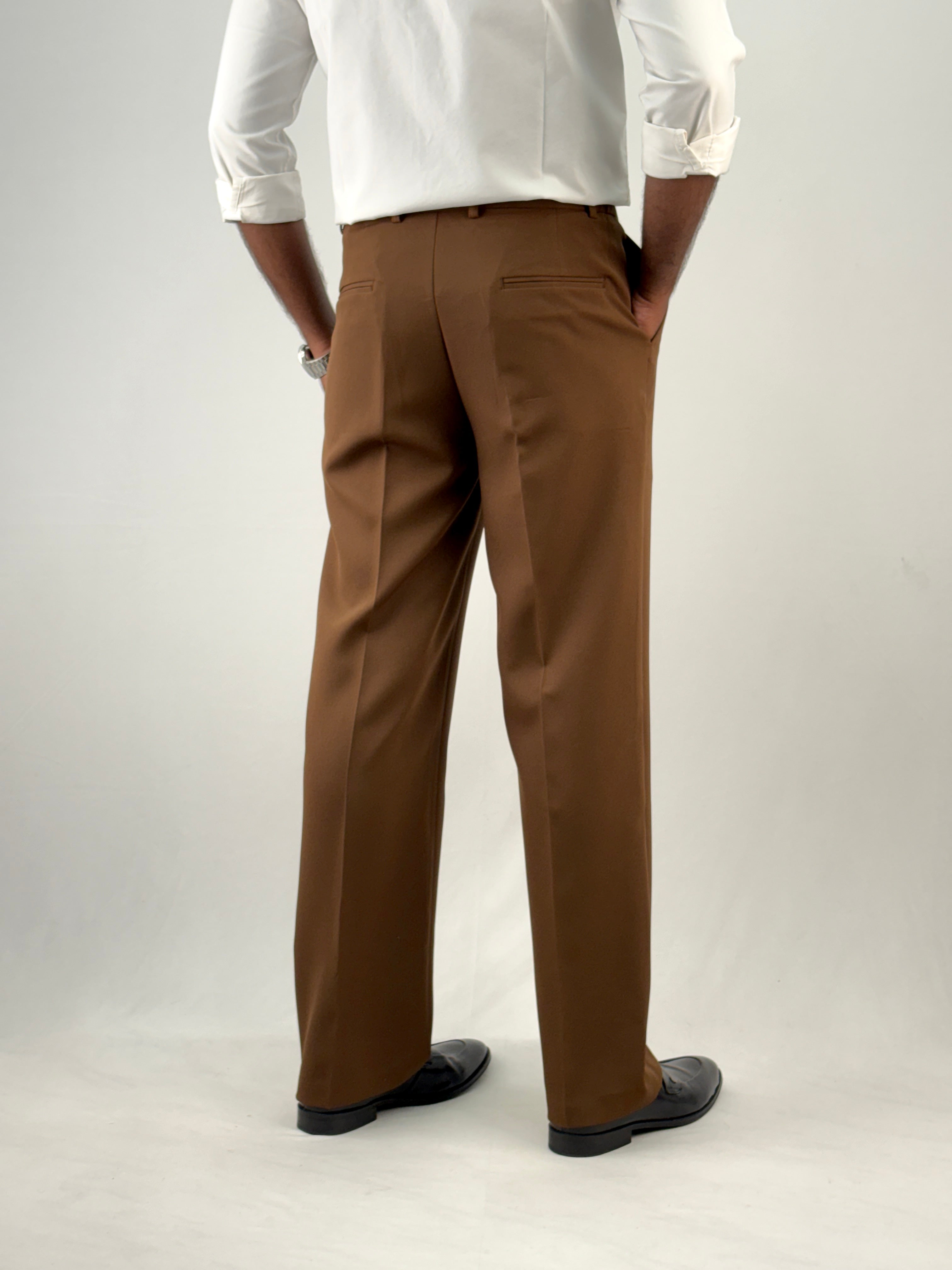 Brown Korean Baggy Pant