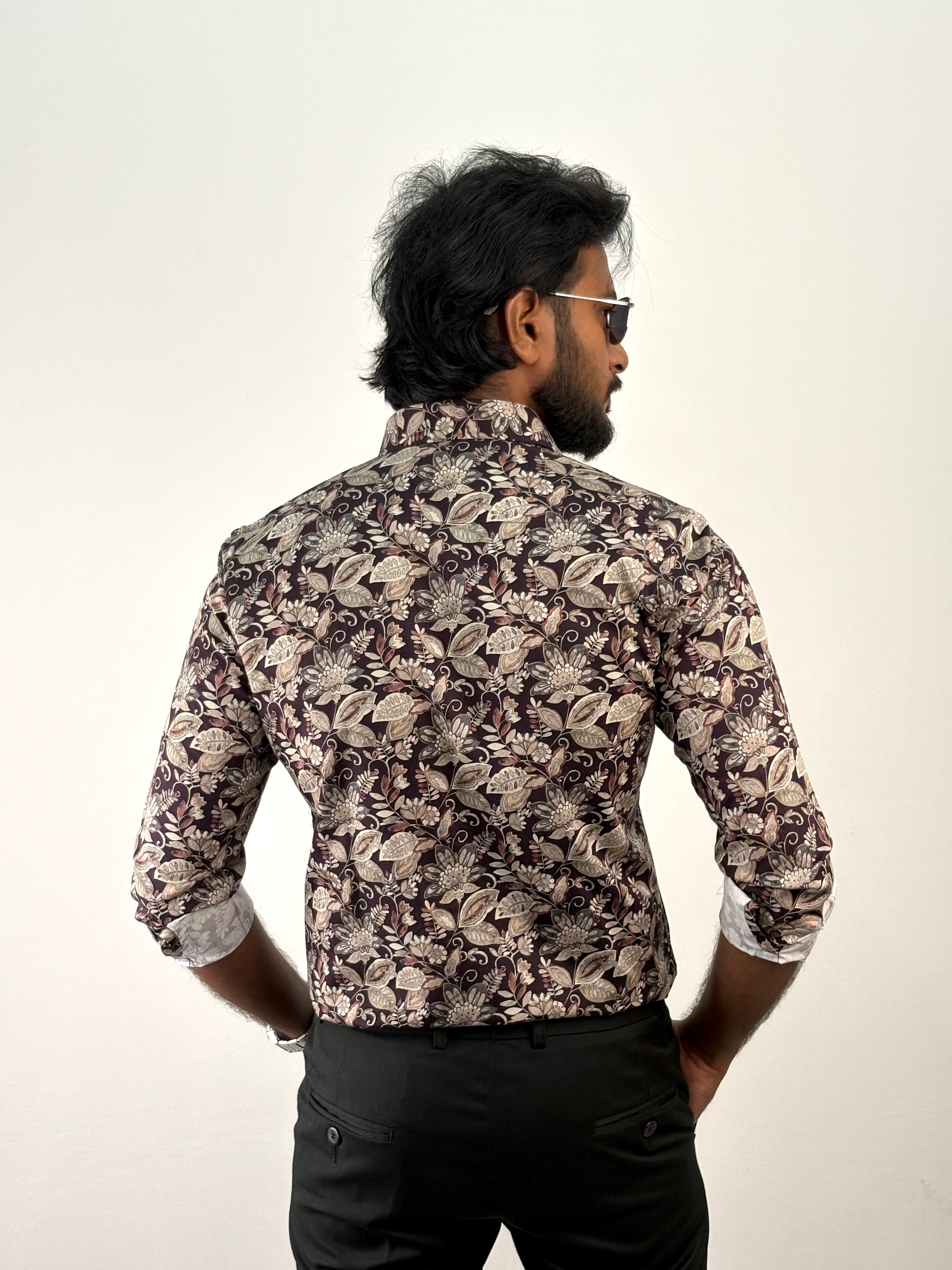 Mauv IMP Printed Shirt