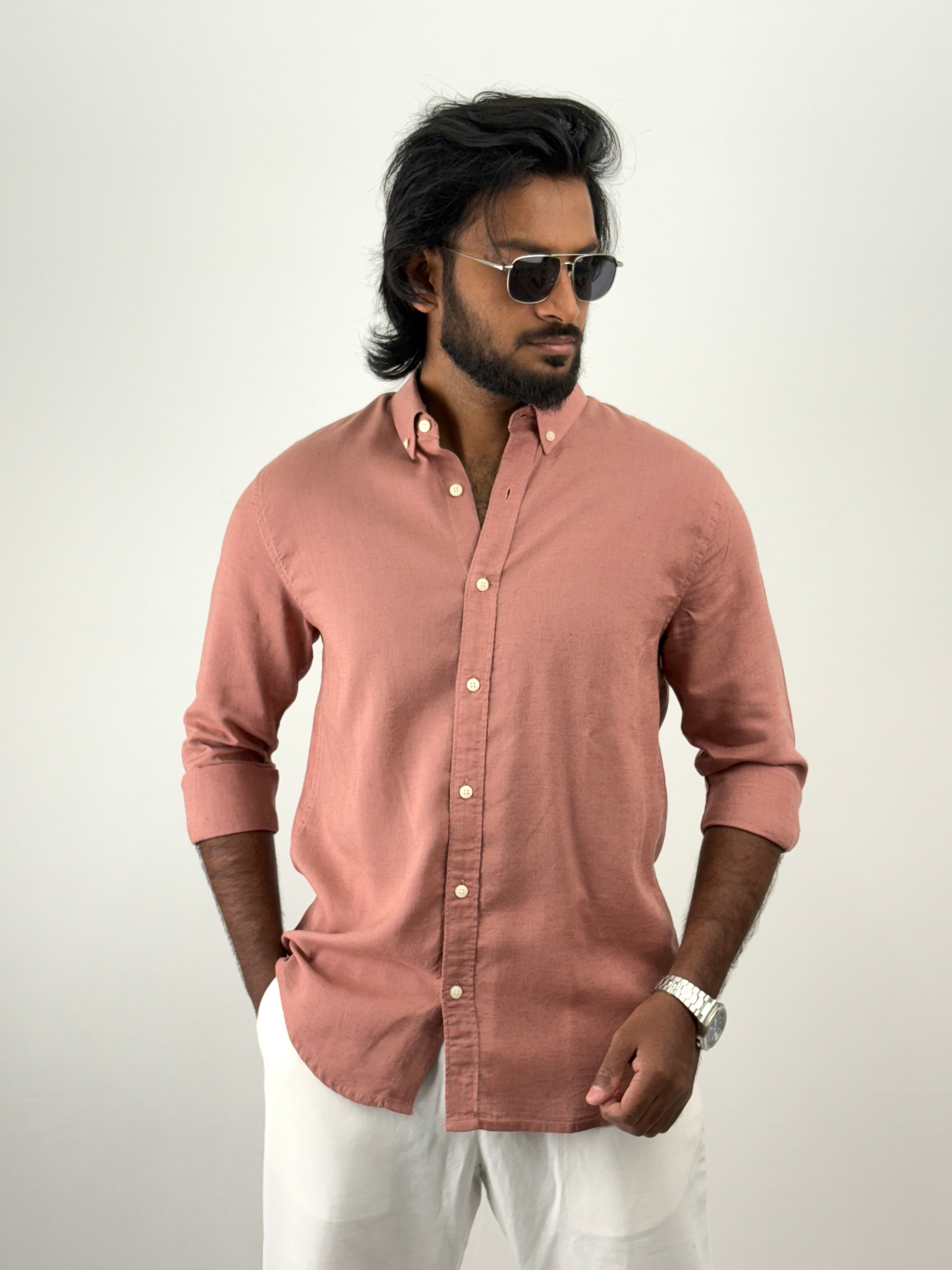 Cherry Linen Shirt 1