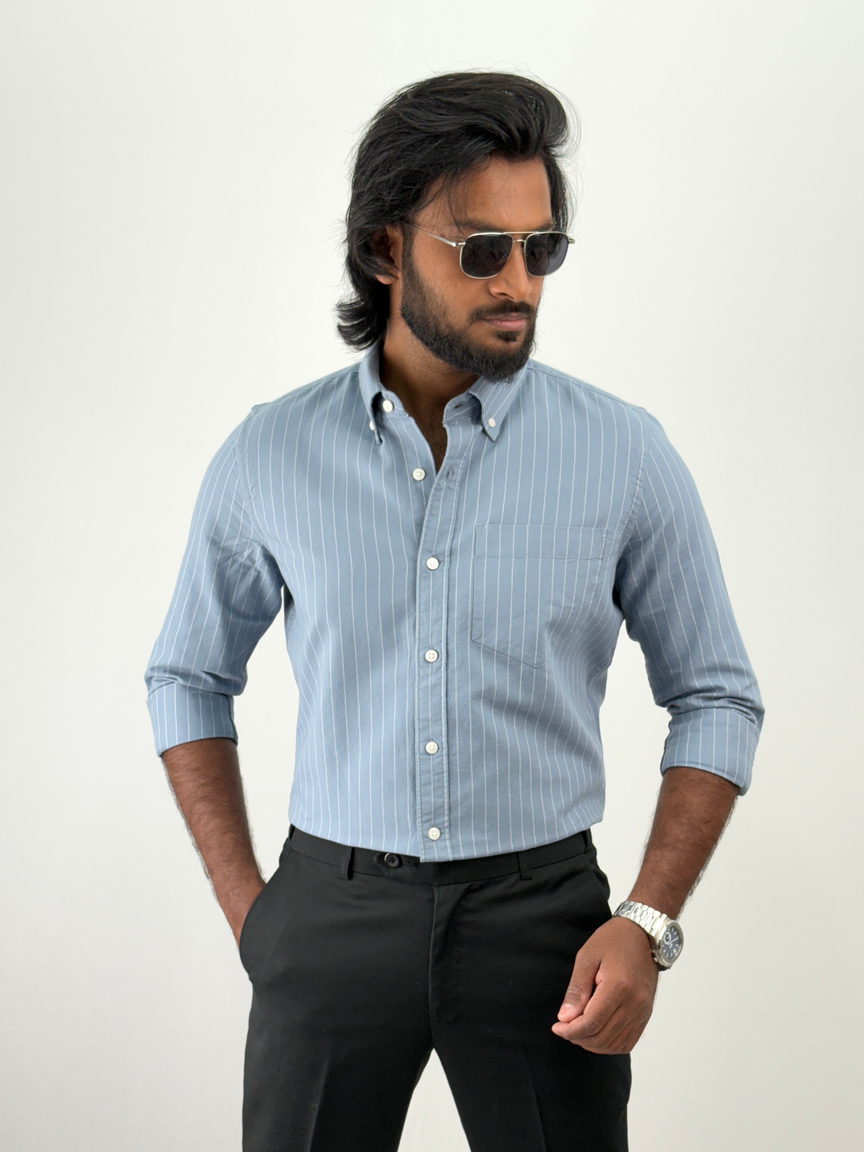 Blue Stripe Shirt