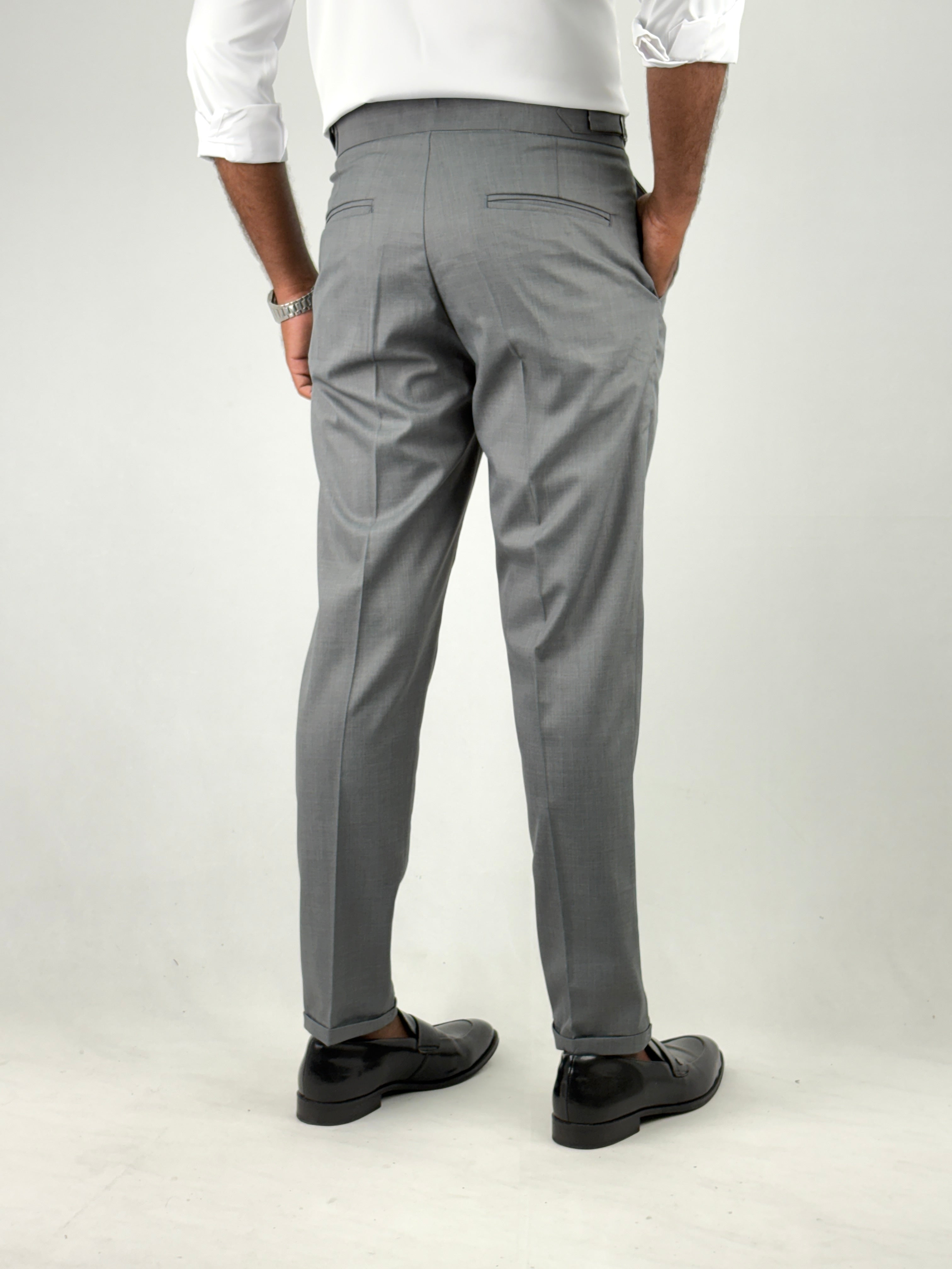 Grey Gurkha Pants