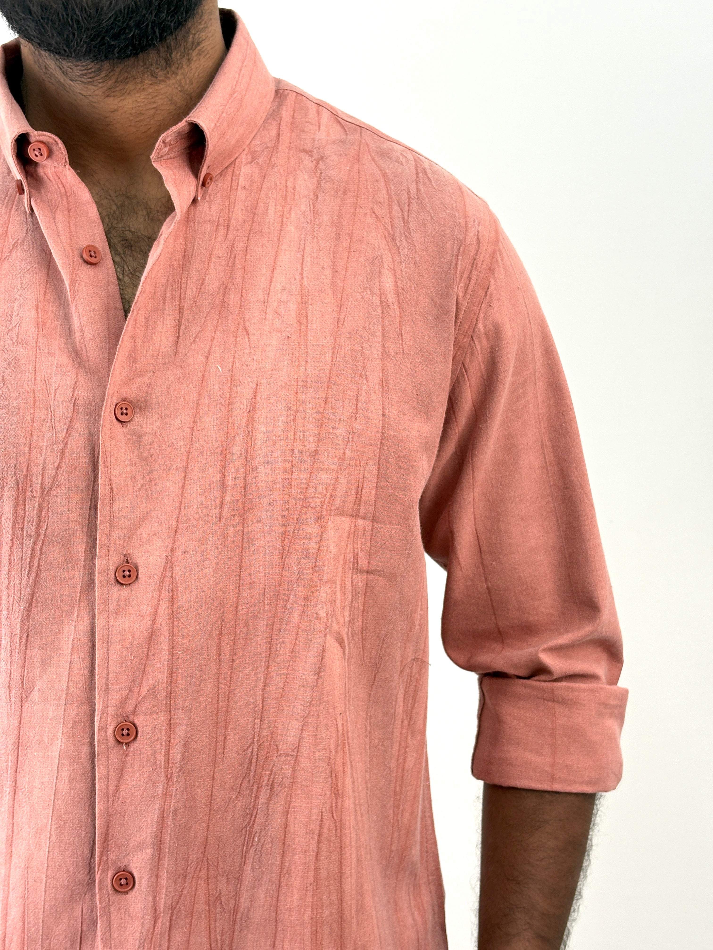 Peach IMP Texture Shirt