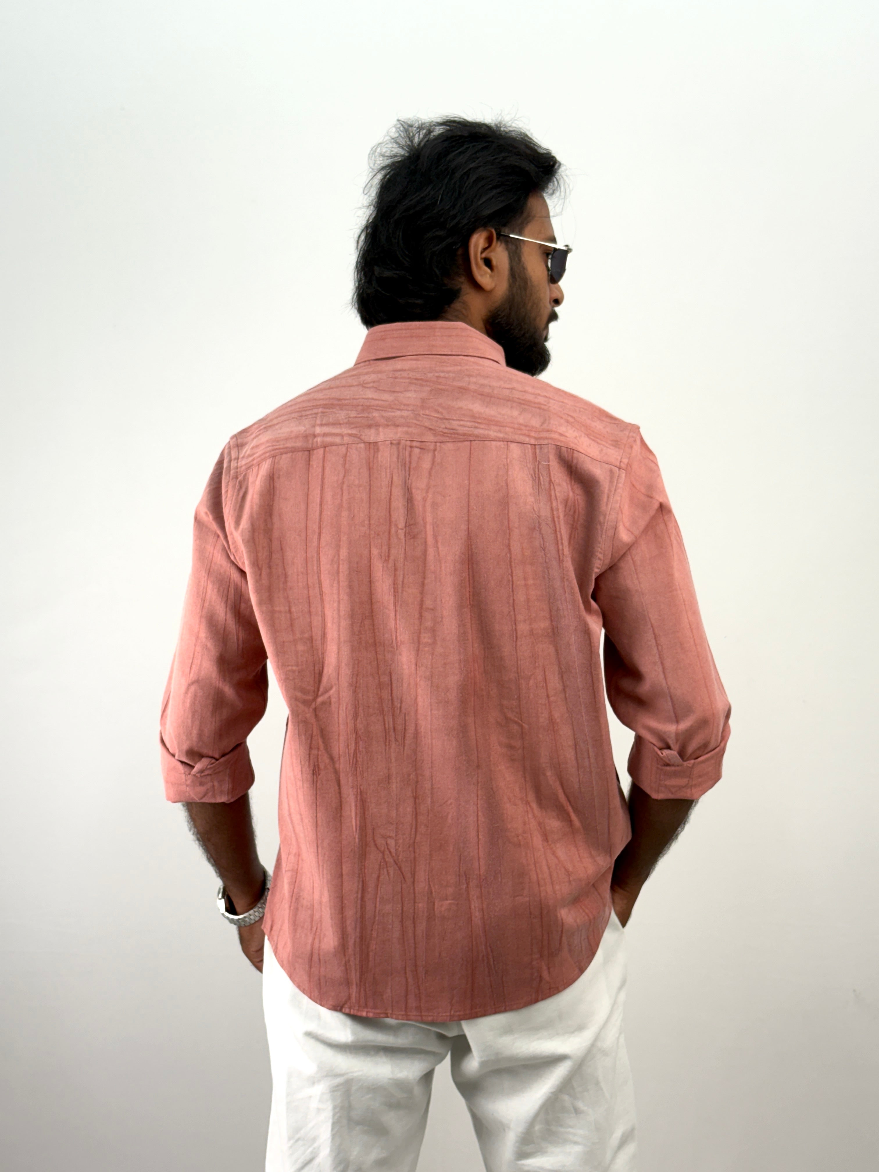 Peach IMP Texture Shirt