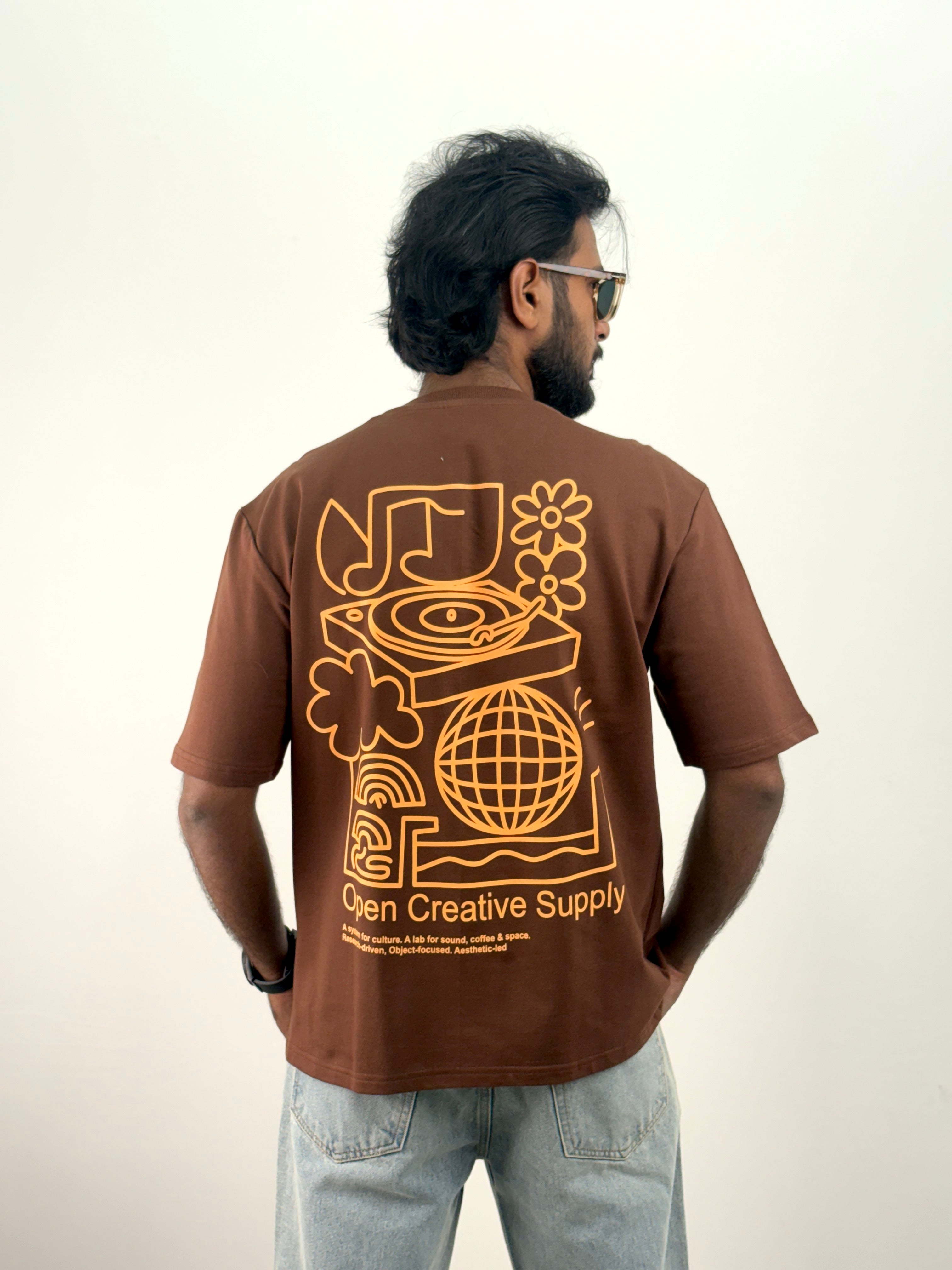 Brown Oversized T-Shirt