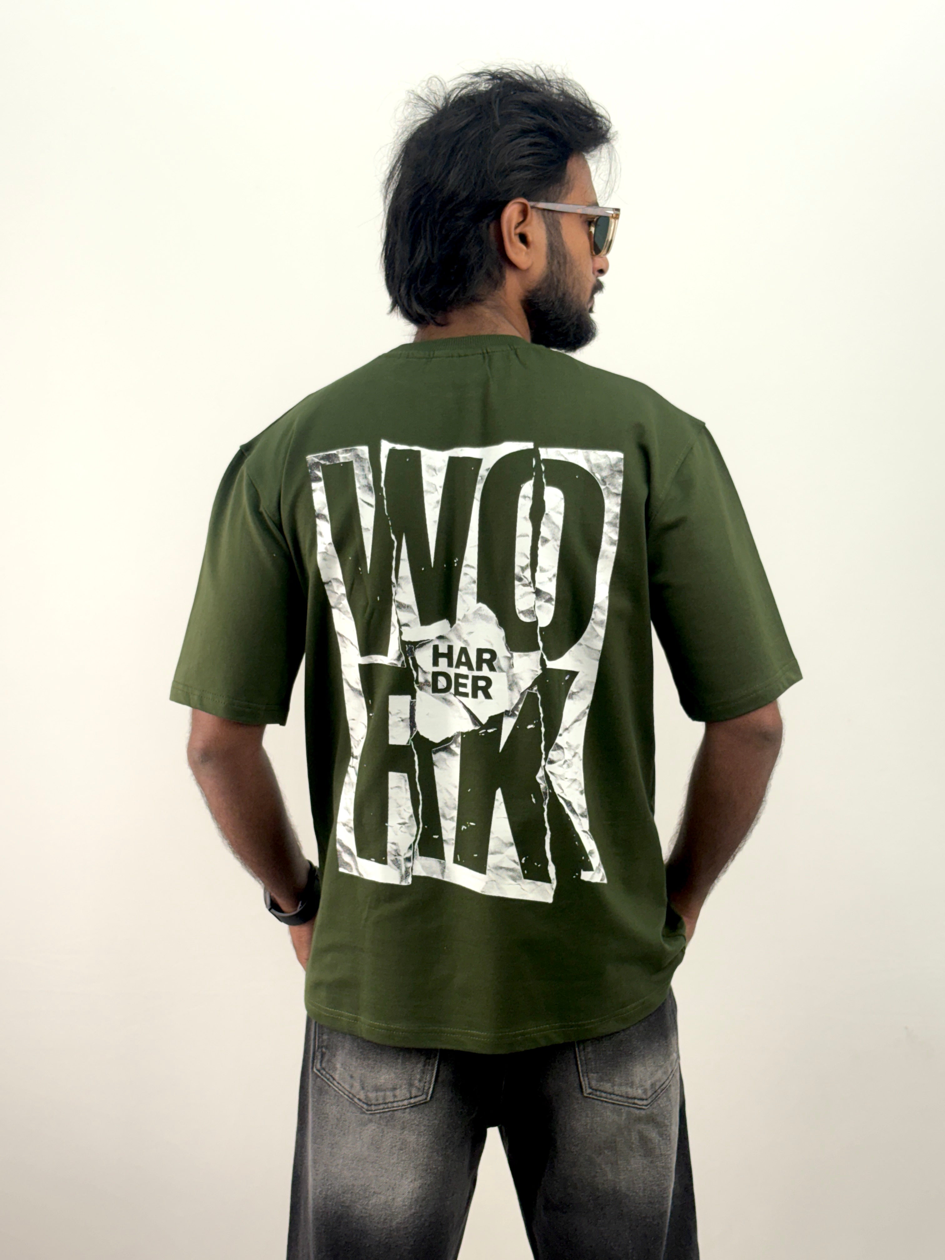 Dark Green Oversized T-Shirt