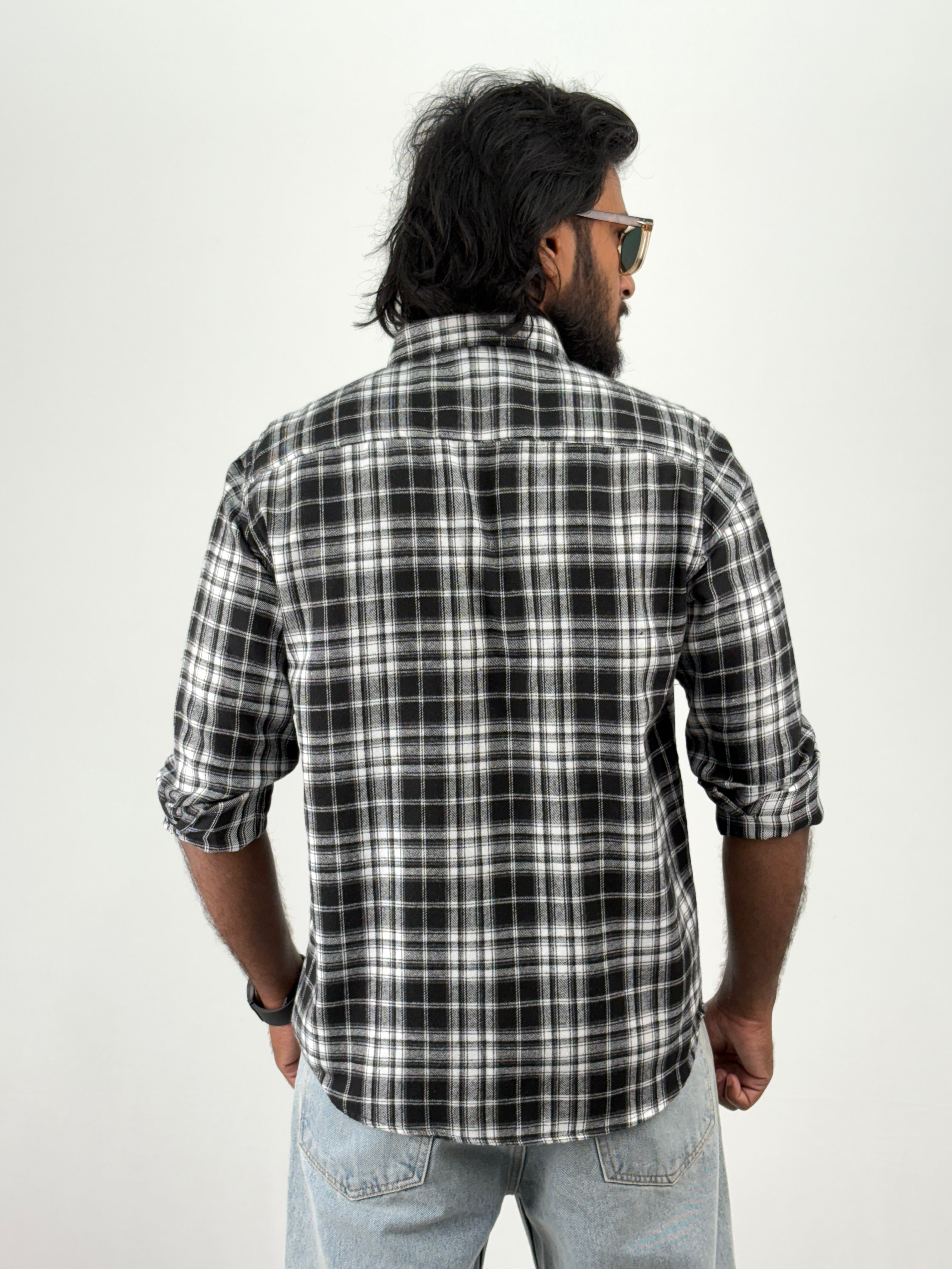 Black Flannel Shirt