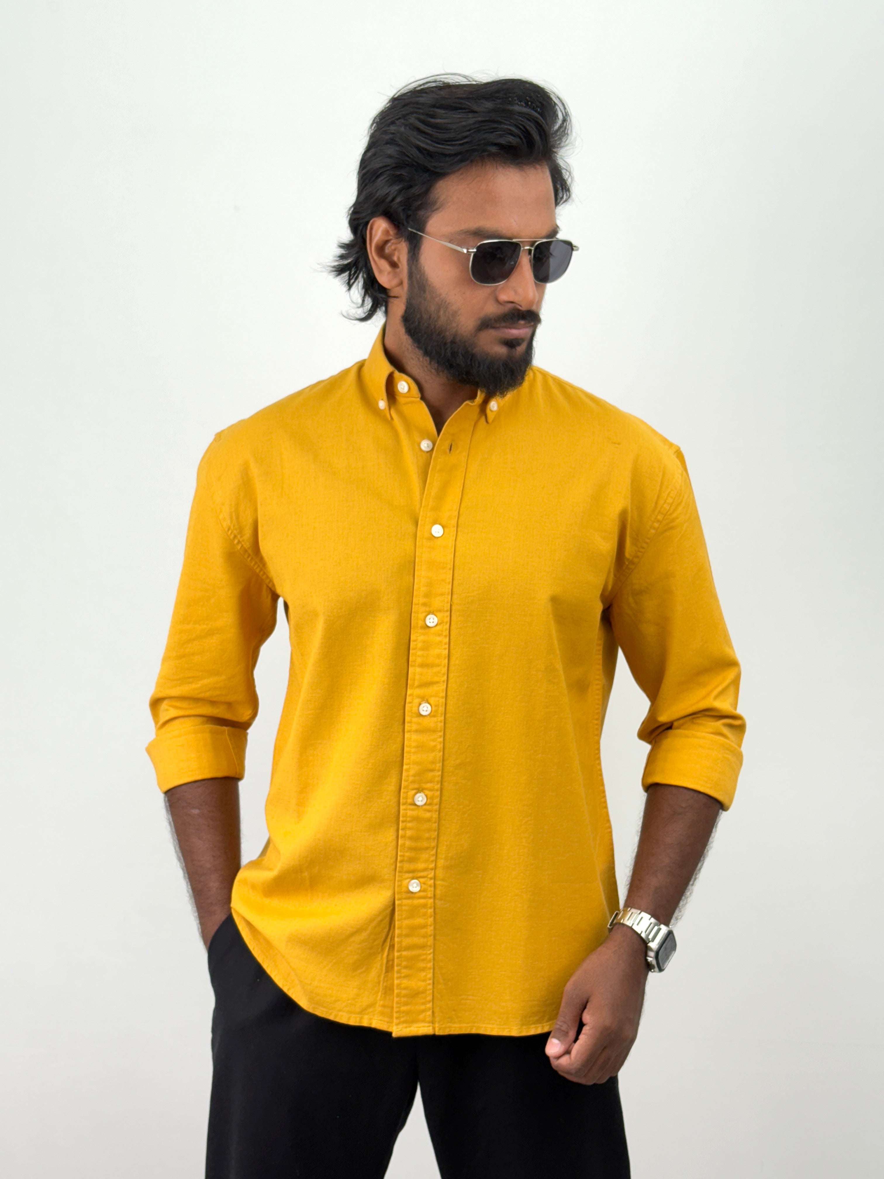 Yellow Linen Shirts