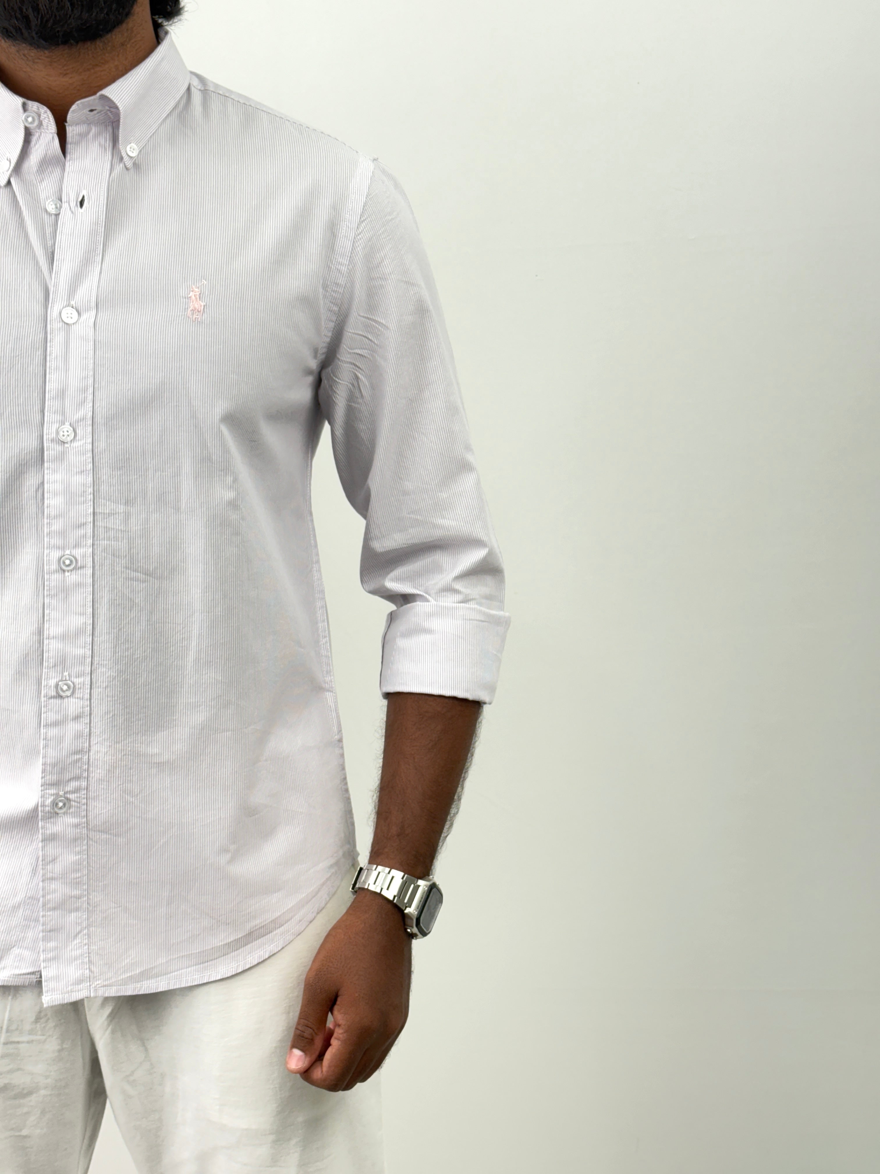 Lavender Stripe Shirt