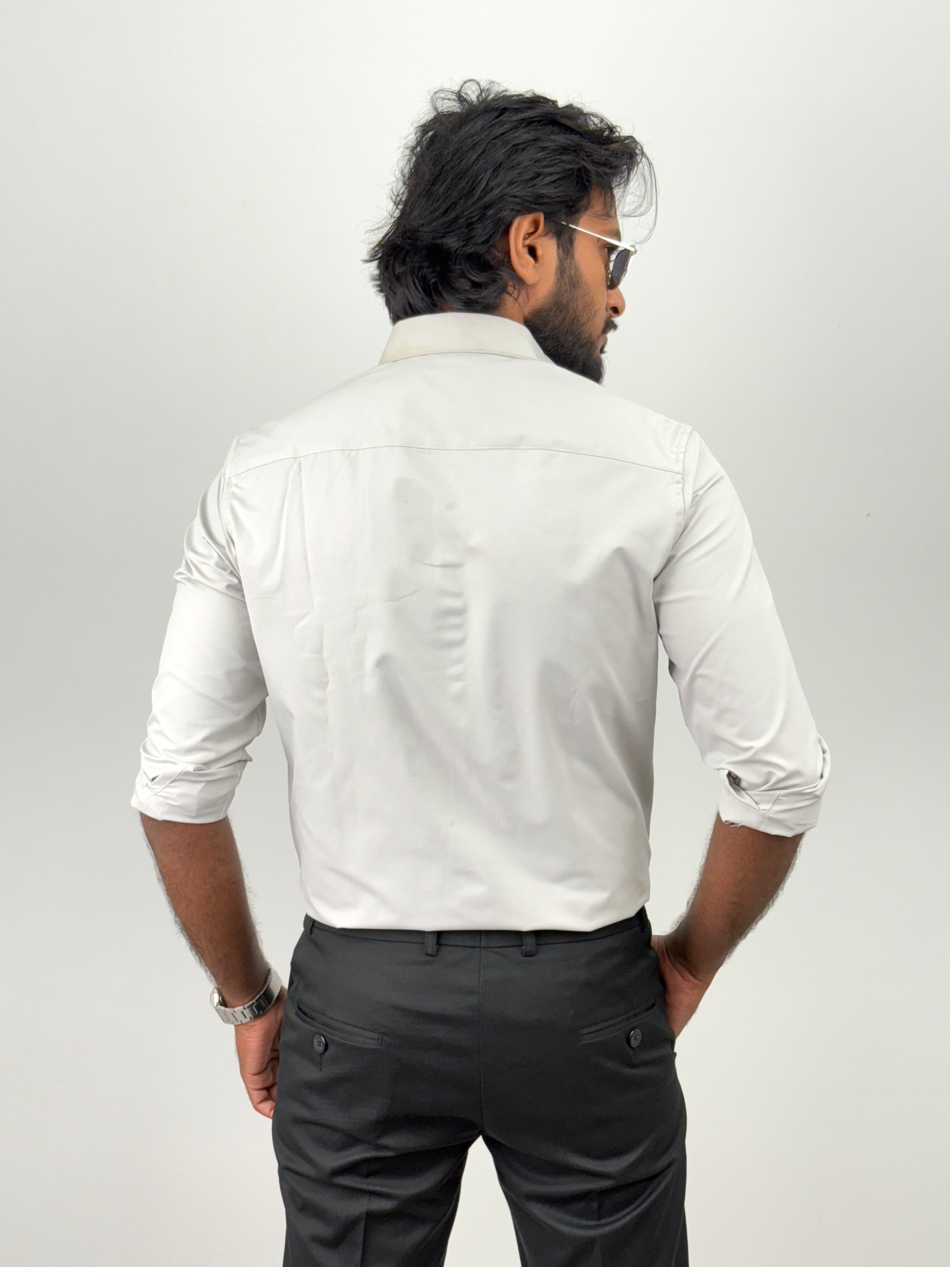 Grey IMP Embroidery Shirt