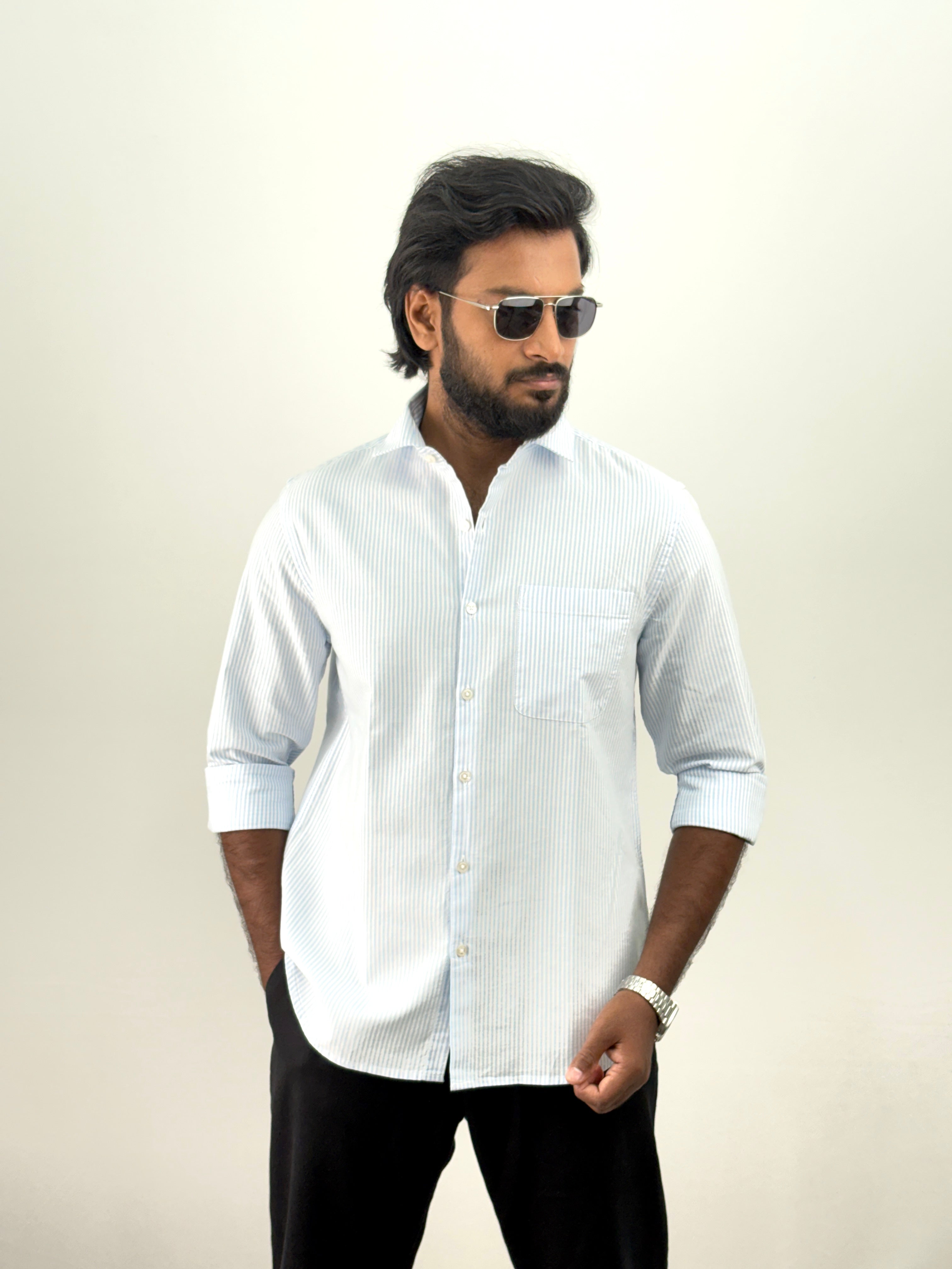 Blue Stripe Shirt
